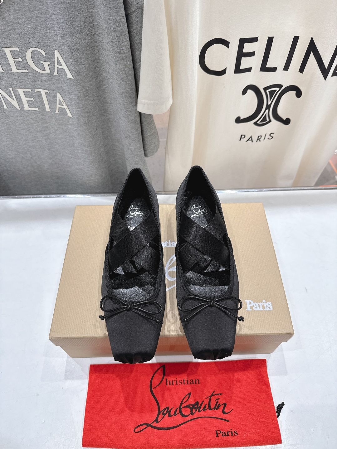 高版本出厂 Christian Loubotti CL红底鞋F030 2026ss早春新款玛丽珍单鞋芭蕾