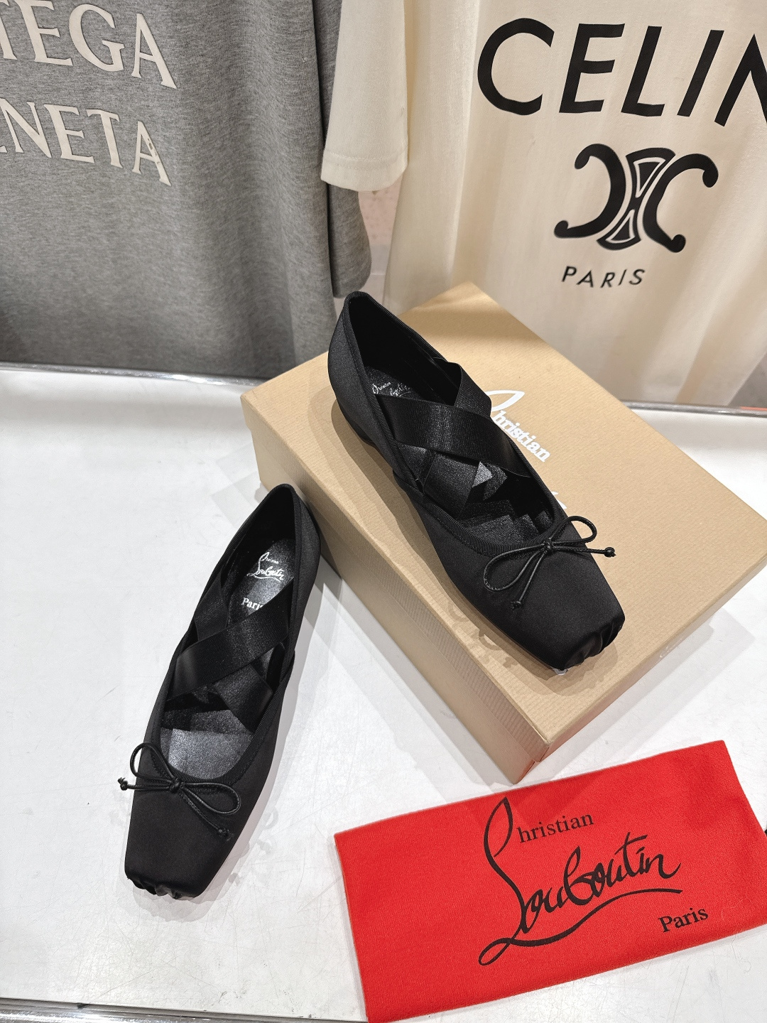 高版本出厂 Christian Loubotti CL红底鞋F030 2026ss早春新款玛丽珍单鞋芭蕾