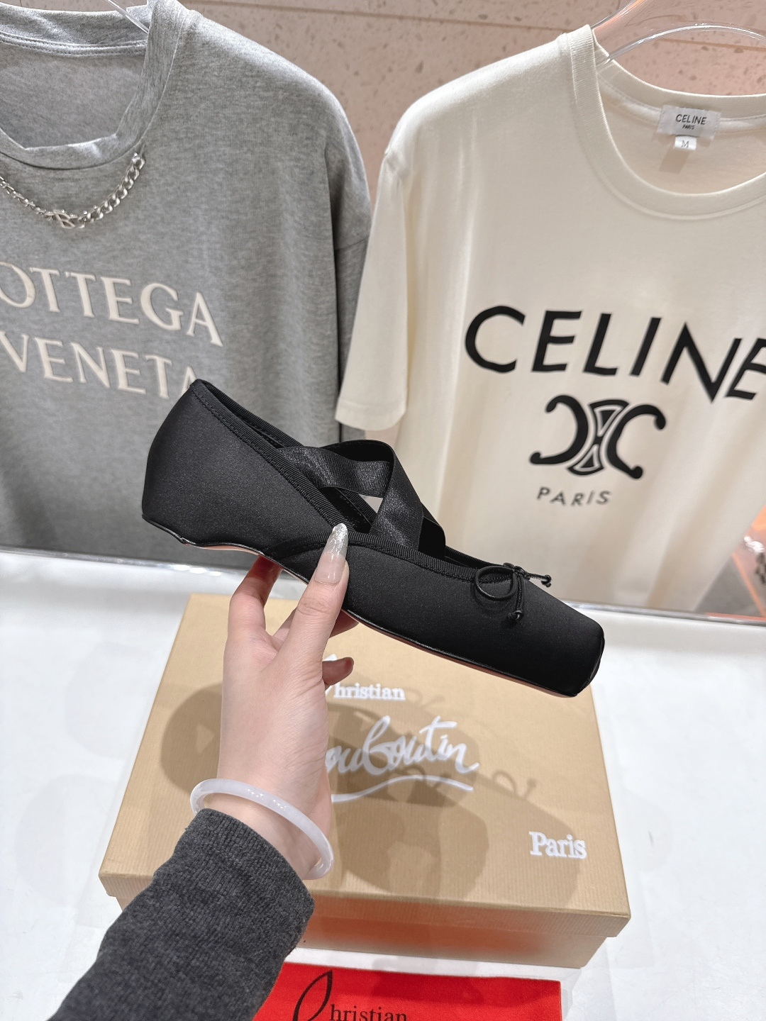 高版本出厂 Christian Loubotti CL红底鞋F030 2026ss早春新款玛丽珍单鞋芭蕾