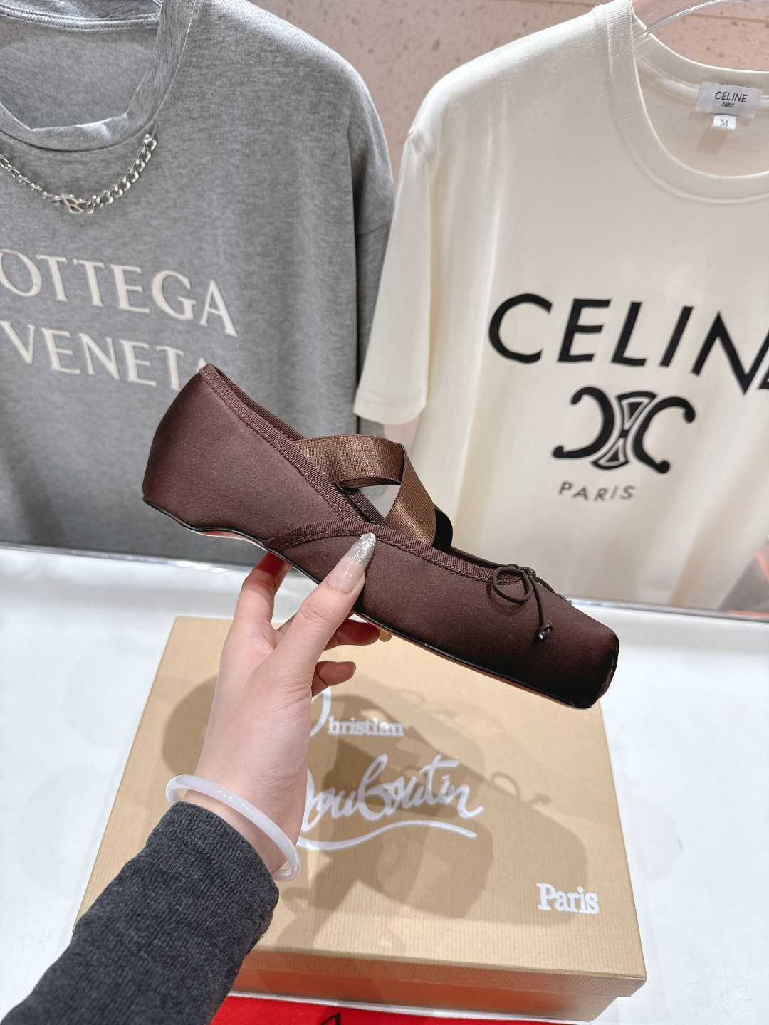 高版本出厂 Christian Loubotti CL红底鞋F030 2026ss早春新款玛丽珍单鞋芭蕾