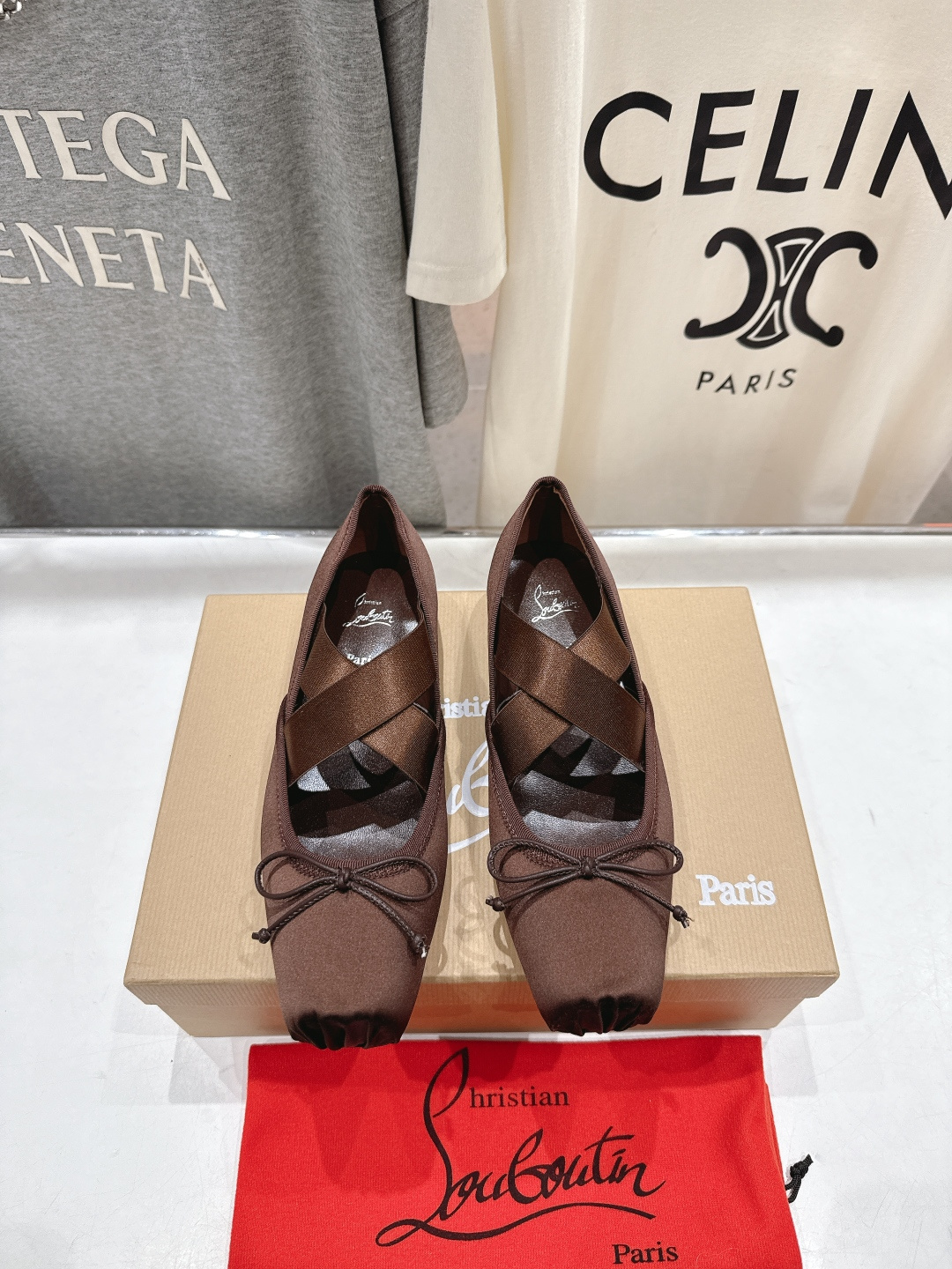 高版本出厂 Christian Loubotti CL红底鞋F030 2026ss早春新款玛丽珍单鞋芭蕾