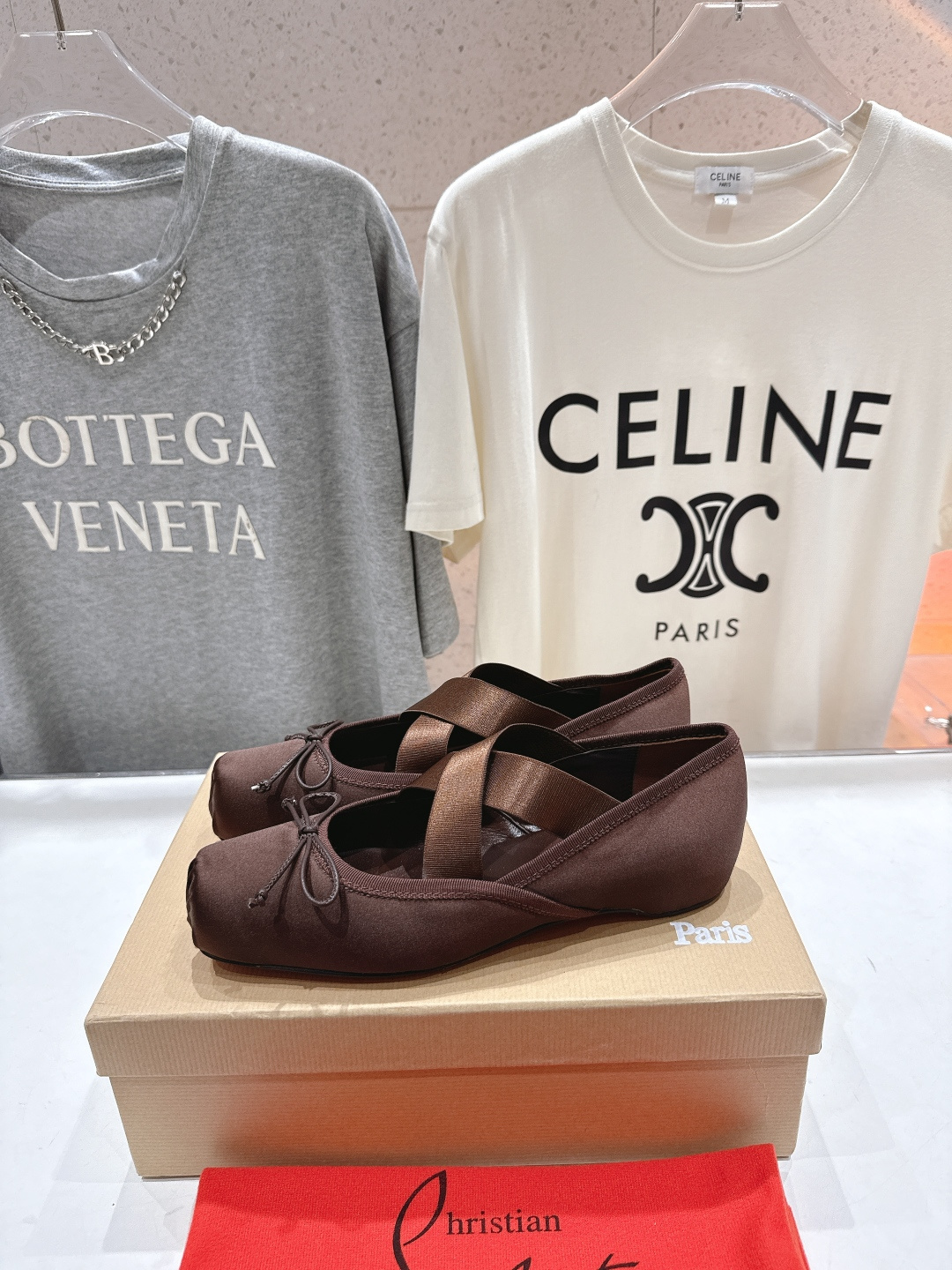 高版本出厂 Christian Loubotti CL红底鞋F030 2026ss早春新款玛丽珍单鞋芭蕾