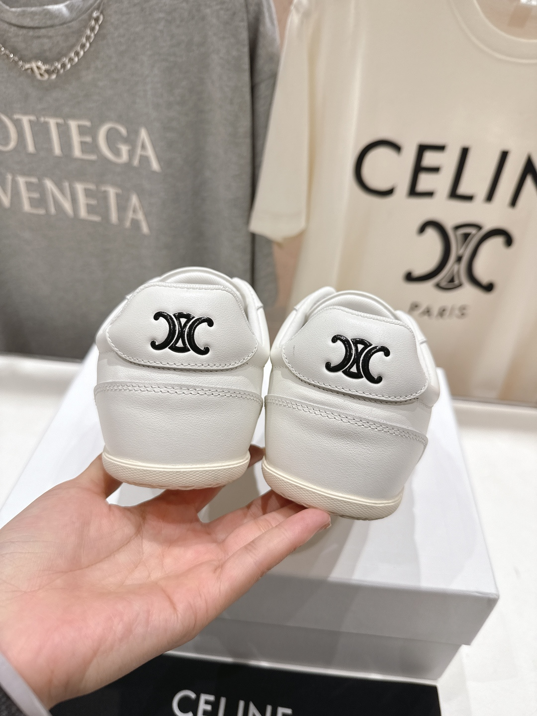 高版本出厂 CELINE*思琳赛琳F035 2025ss新款徽标系带阿甘鞋休闲运动鞋小白鞋简单舒服，干净