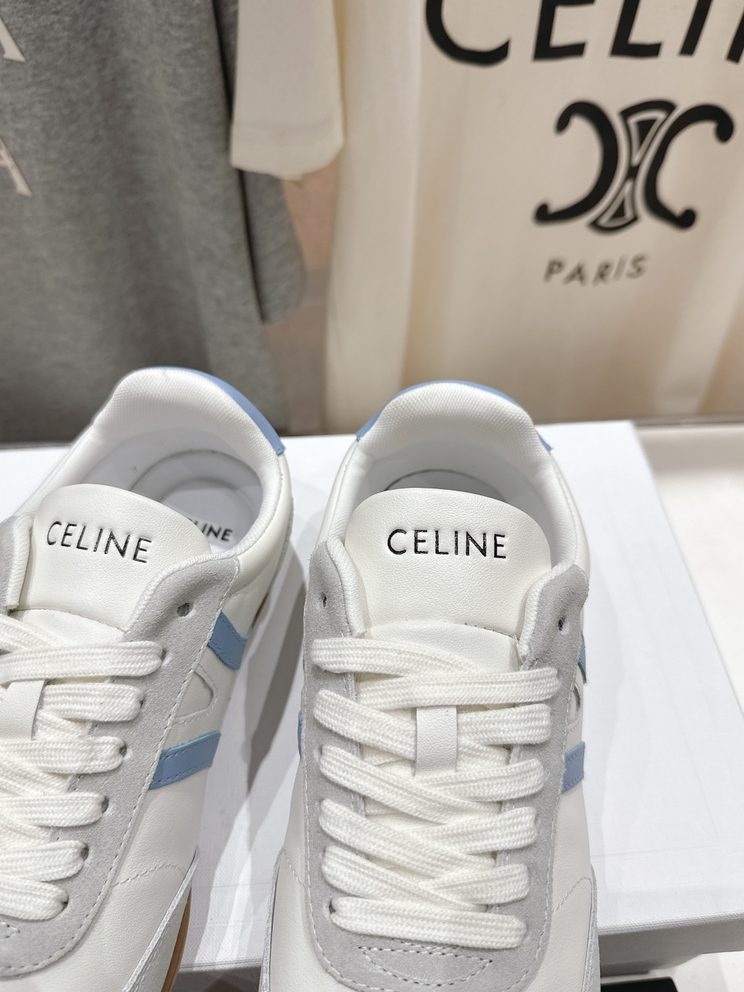 高版本出厂 CELINE*思琳赛琳F035 2025ss新款徽标系带阿甘鞋休闲运动鞋小白鞋简单舒服，干净
