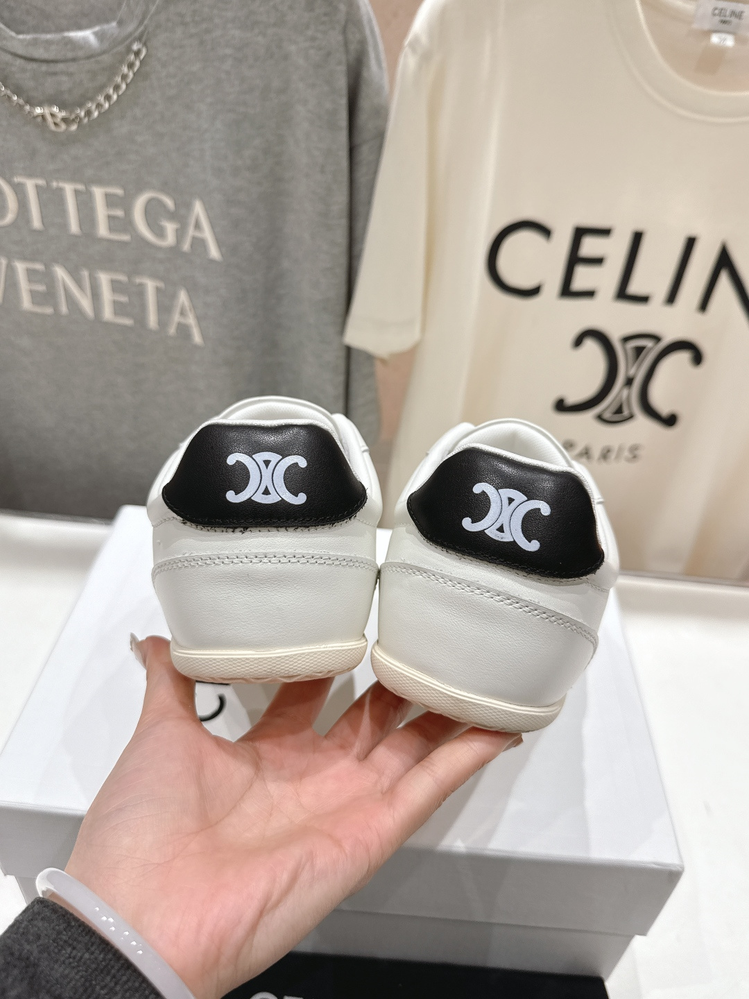 高版本出厂 CELINE*思琳赛琳F035 2025ss新款徽标系带阿甘鞋休闲运动鞋小白鞋简单舒服，干净