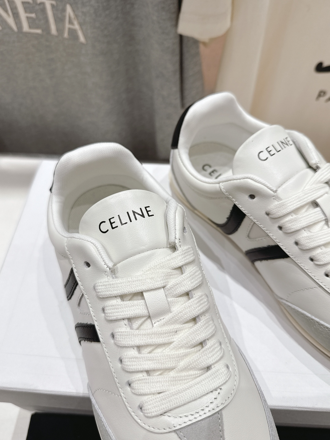 高版本出厂 CELINE*思琳赛琳F035 2025ss新款徽标系带阿甘鞋休闲运动鞋小白鞋简单舒服，干净