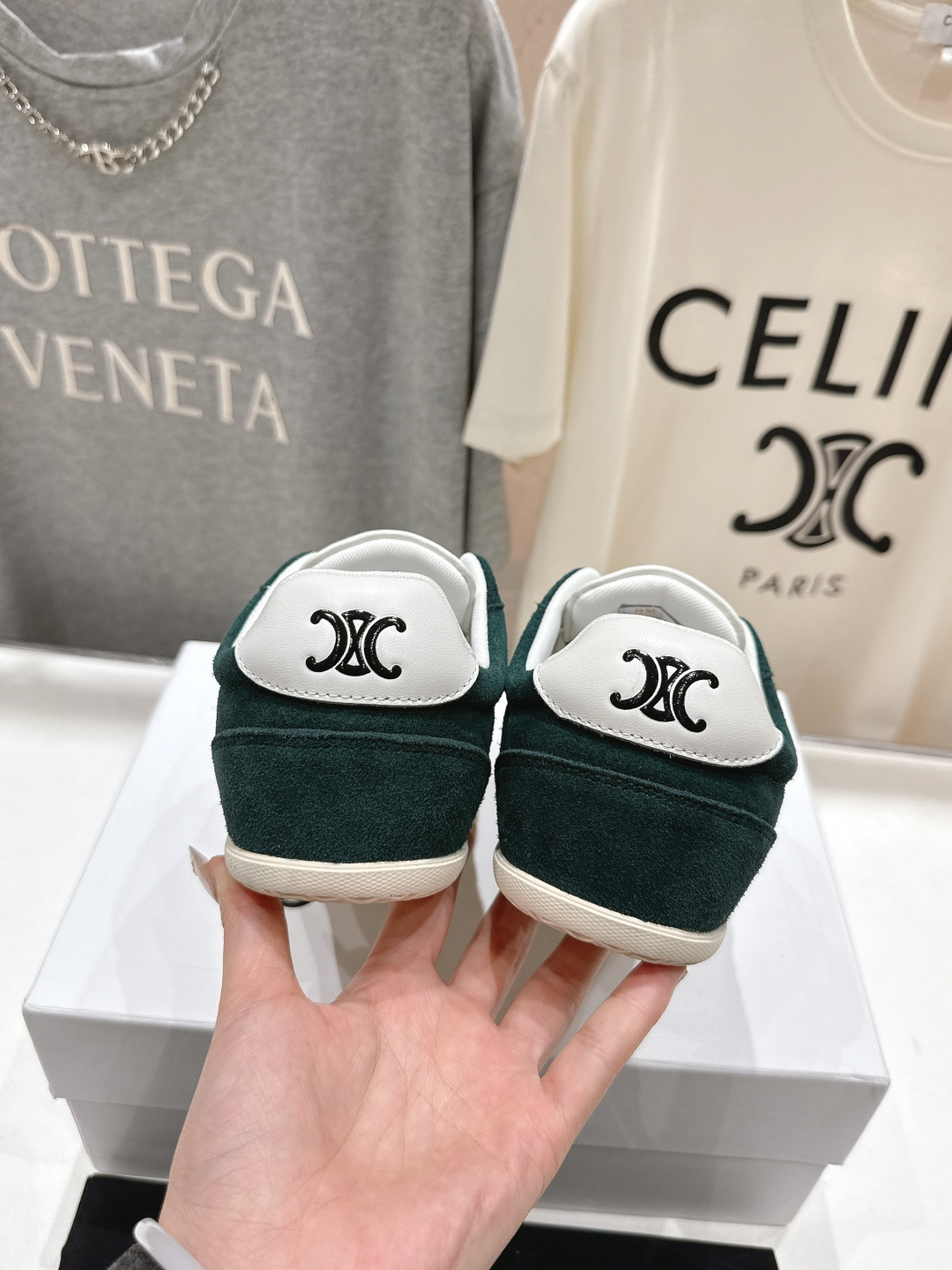 高版本出厂 CELINE*思琳赛琳F035 2025ss新款徽标系带阿甘鞋休闲运动鞋小白鞋简单舒服，干净