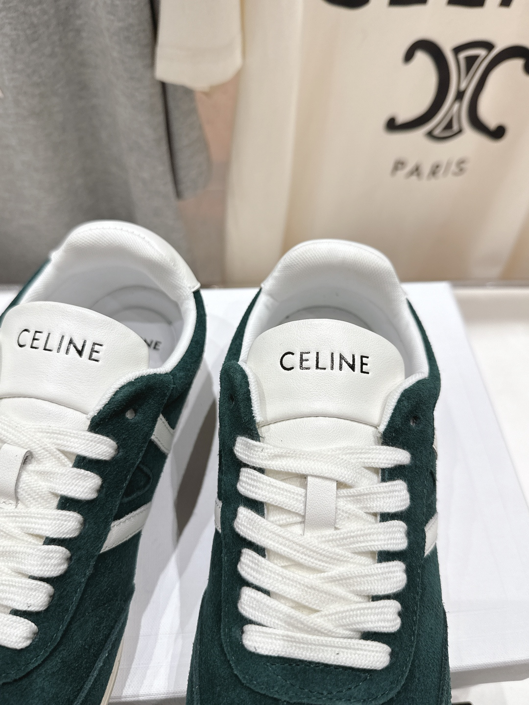 高版本出厂 CELINE*思琳赛琳F035 2025ss新款徽标系带阿甘鞋休闲运动鞋小白鞋简单舒服，干净