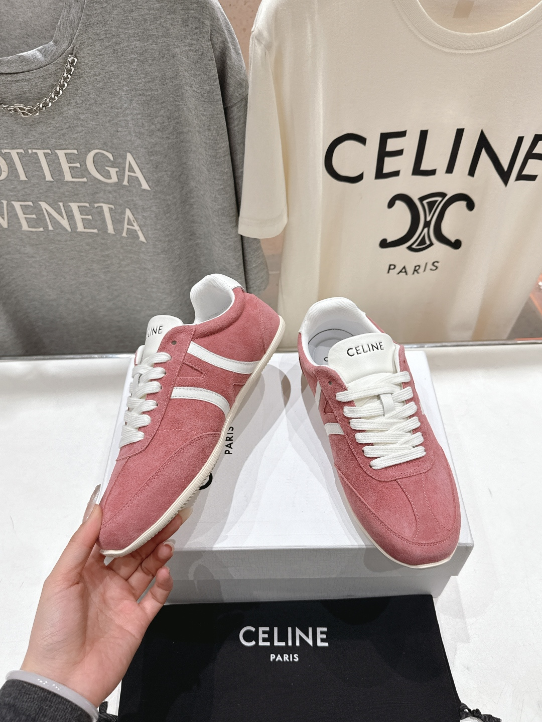 高版本出厂 CELINE*思琳赛琳F035 2025ss新款徽标系带阿甘鞋休闲运动鞋小白鞋简单舒服，干净
