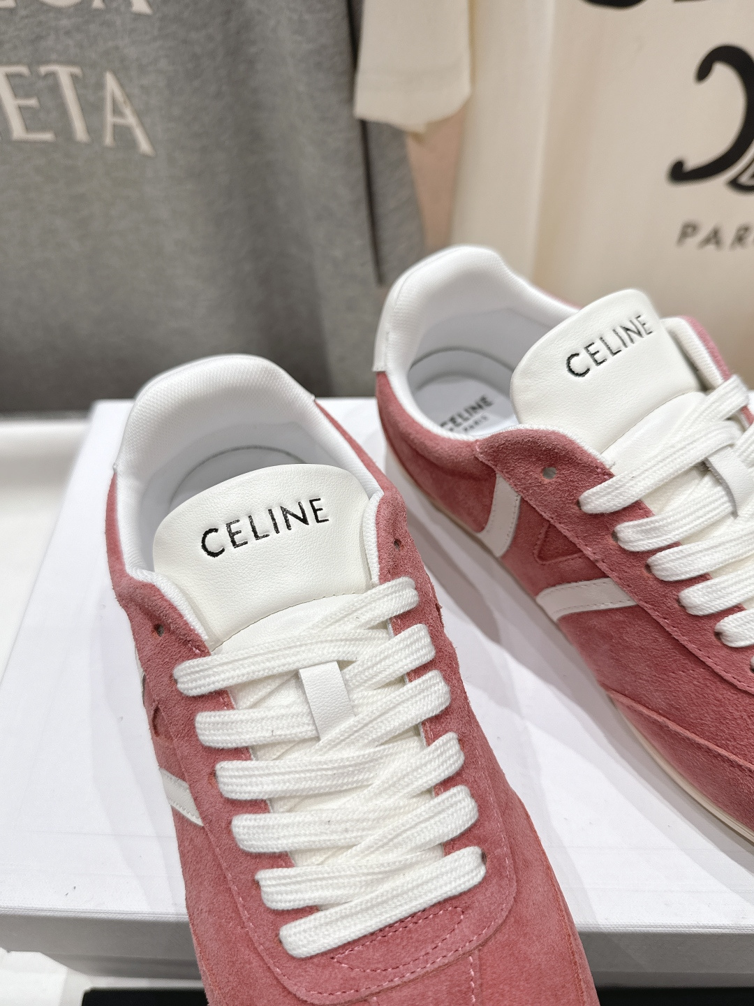 高版本出厂 CELINE*思琳赛琳F035 2025ss新款徽标系带阿甘鞋休闲运动鞋小白鞋简单舒服，干净