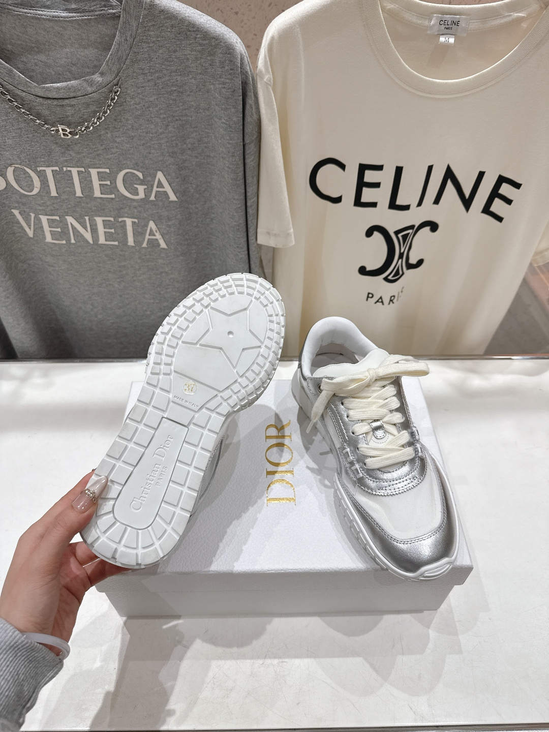 高版本出厂 情侣款 Dior 迪奥D家F019 2026ss系带新款学院风时尚休闲鞋德训鞋运动鞋原版购入