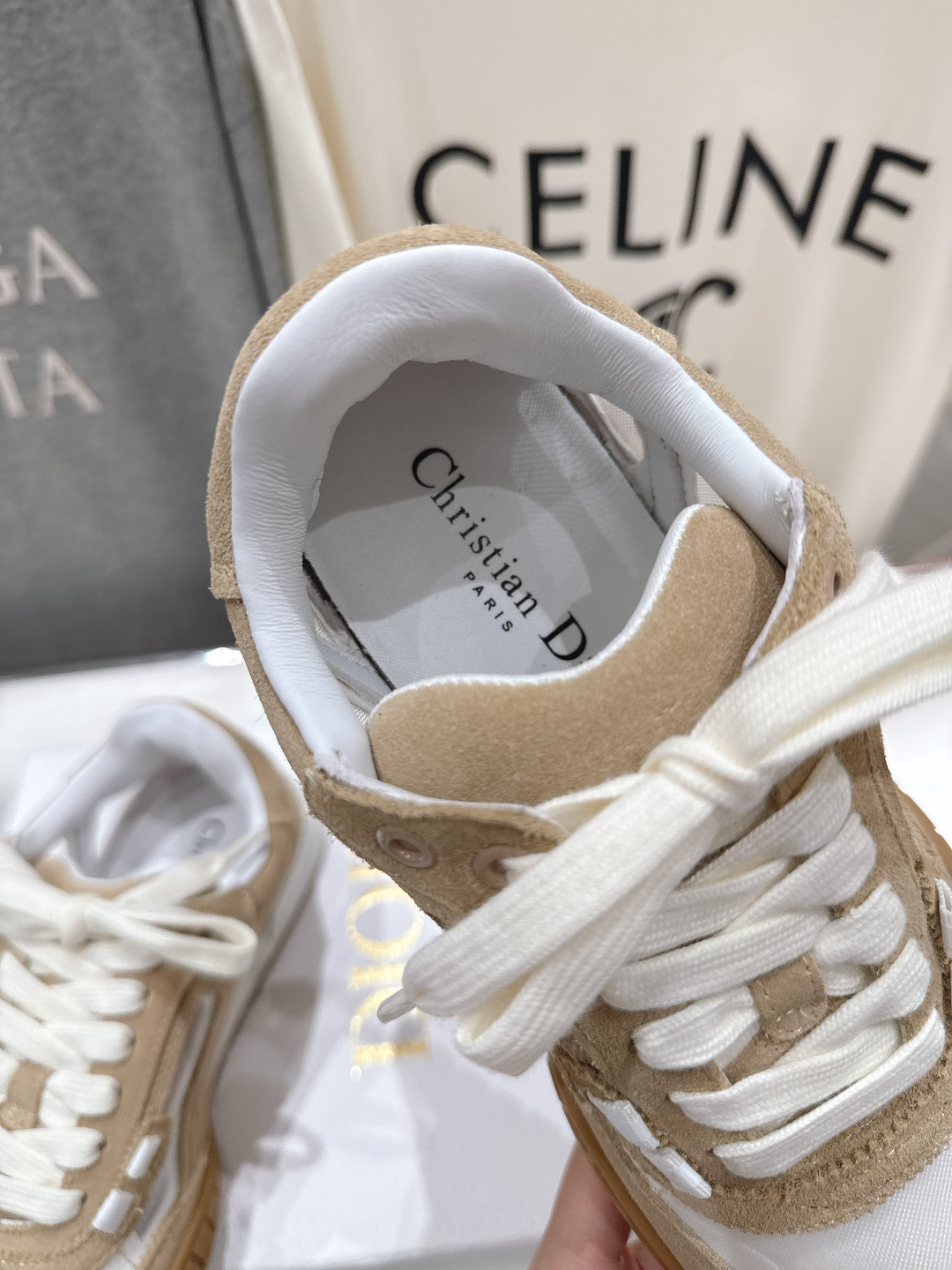 高版本出厂 情侣款 Dior 迪奥D家F019 2026ss系带新款学院风时尚休闲鞋德训鞋运动鞋原版购入