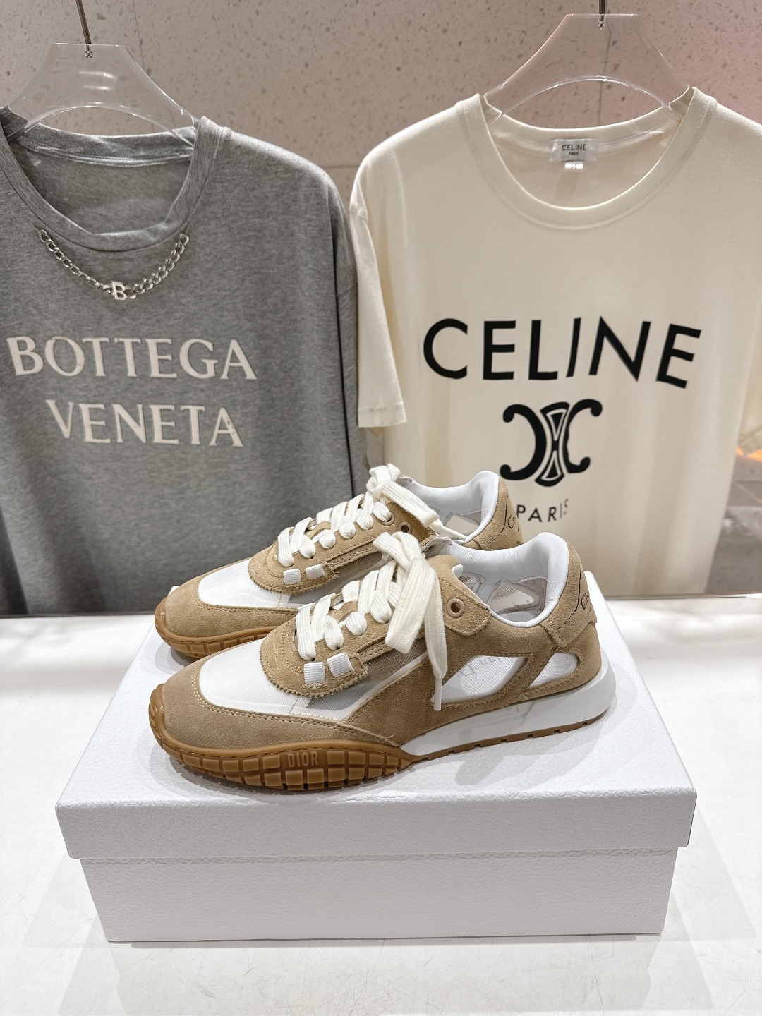 高版本出厂 情侣款 Dior 迪奥D家F019 2026ss系带新款学院风时尚休闲鞋德训鞋运动鞋原版购入