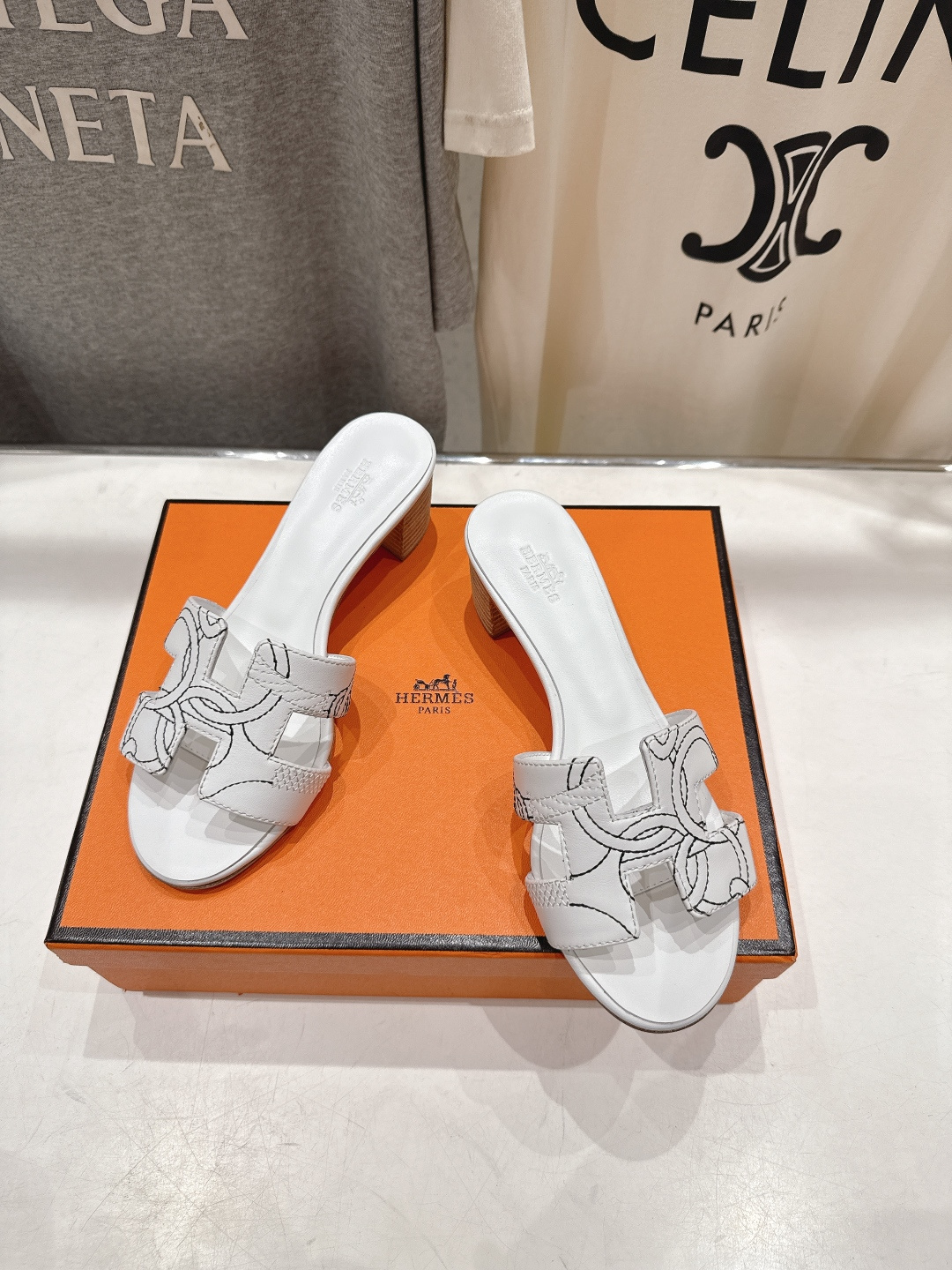 高版本出厂 高跟 HERMES*✈️爱马仕H家2026ss最新夏季升级版经典高跟H拖鞋🇮🇹度假旅游必备神