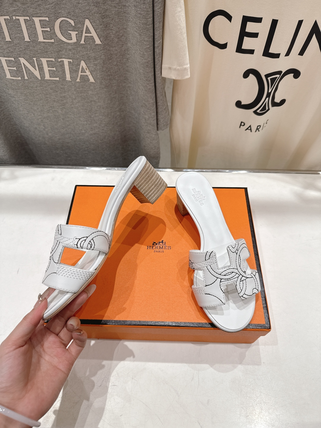 高版本出厂 高跟 HERMES*✈️爱马仕H家2026ss最新夏季升级版经典高跟H拖鞋🇮🇹度假旅游必备神