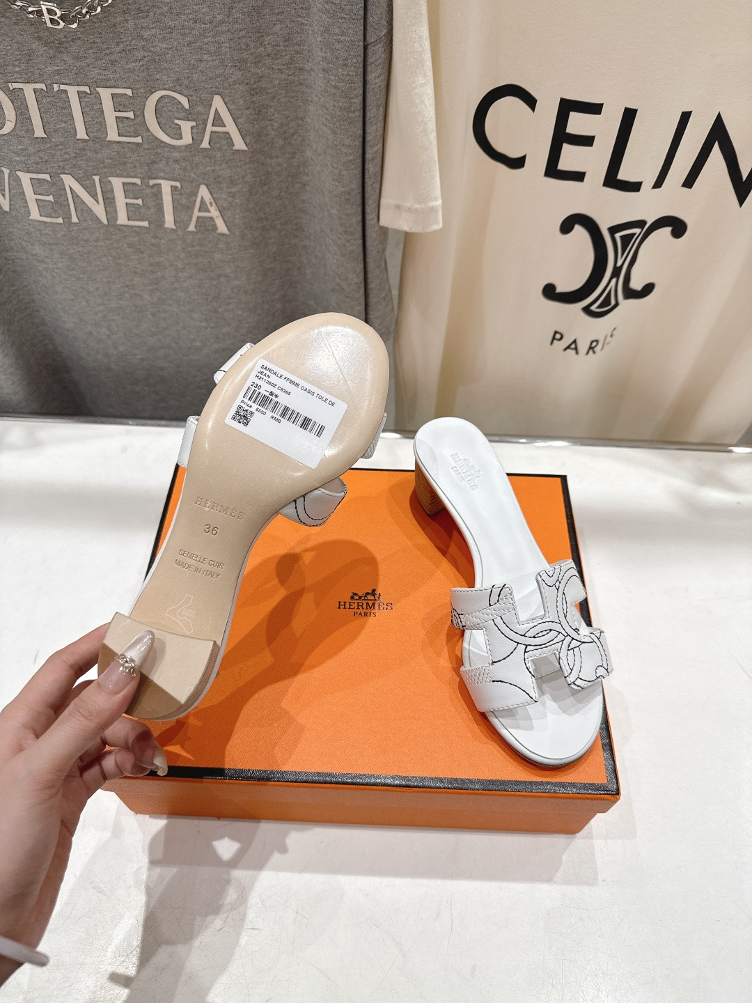 高版本出厂 高跟 HERMES*✈️爱马仕H家2026ss最新夏季升级版经典高跟H拖鞋🇮🇹度假旅游必备神