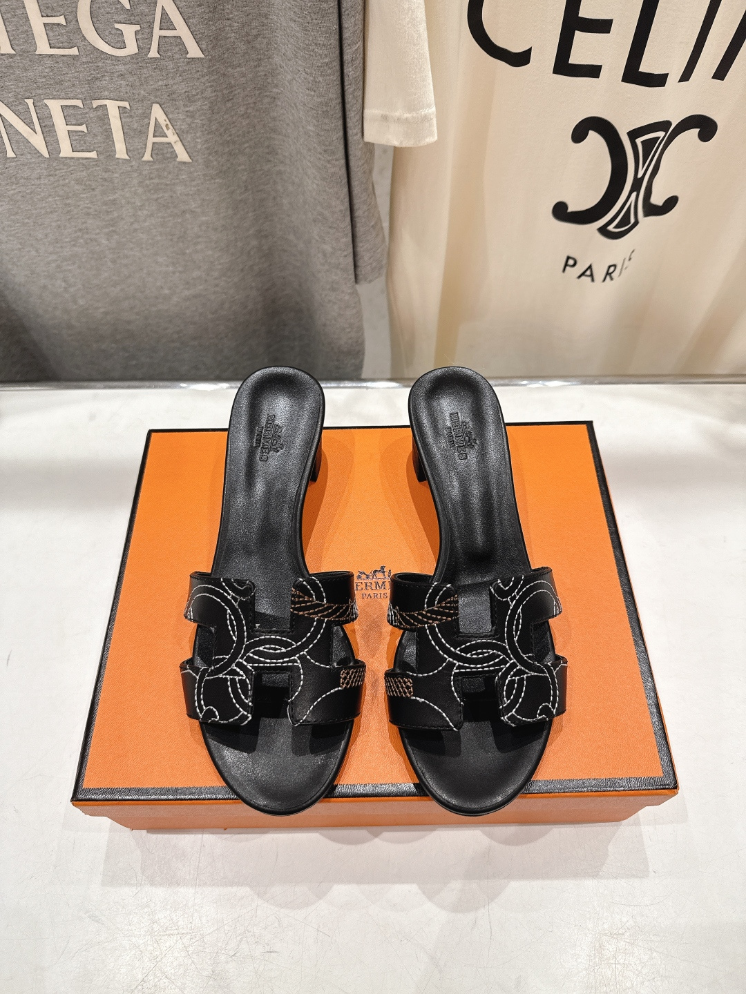 高版本出厂 高跟 HERMES*✈️爱马仕H家2026ss最新夏季升级版经典高跟H拖鞋🇮🇹度假旅游必备神