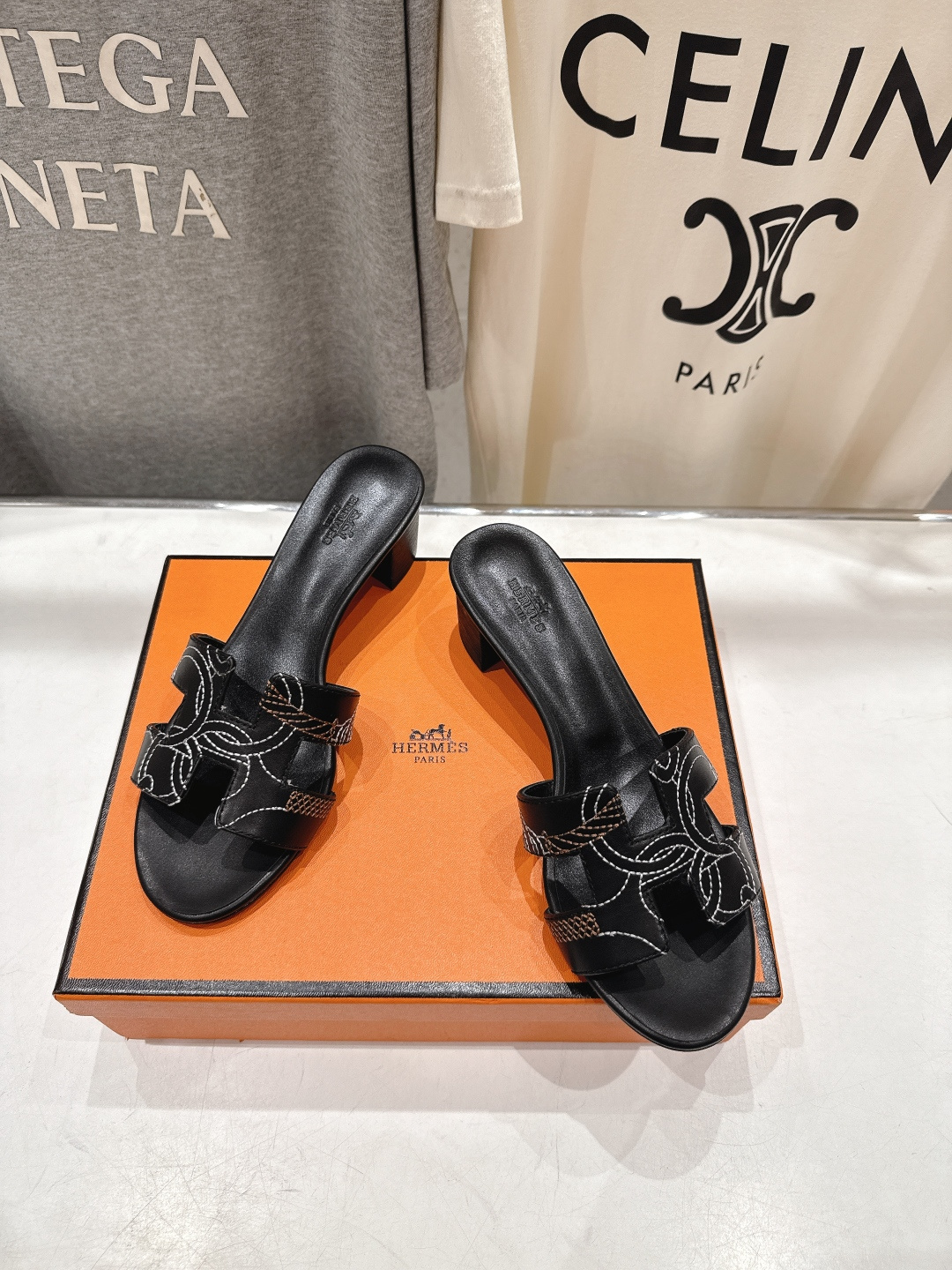 高版本出厂 高跟 HERMES*✈️爱马仕H家2026ss最新夏季升级版经典高跟H拖鞋🇮🇹度假旅游必备神