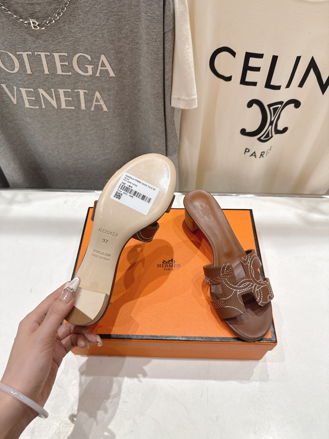 高版本出厂 高跟 HERMES*✈️爱马仕H家2026ss最新夏季升级版经典高跟H拖鞋🇮🇹度假旅游必备神