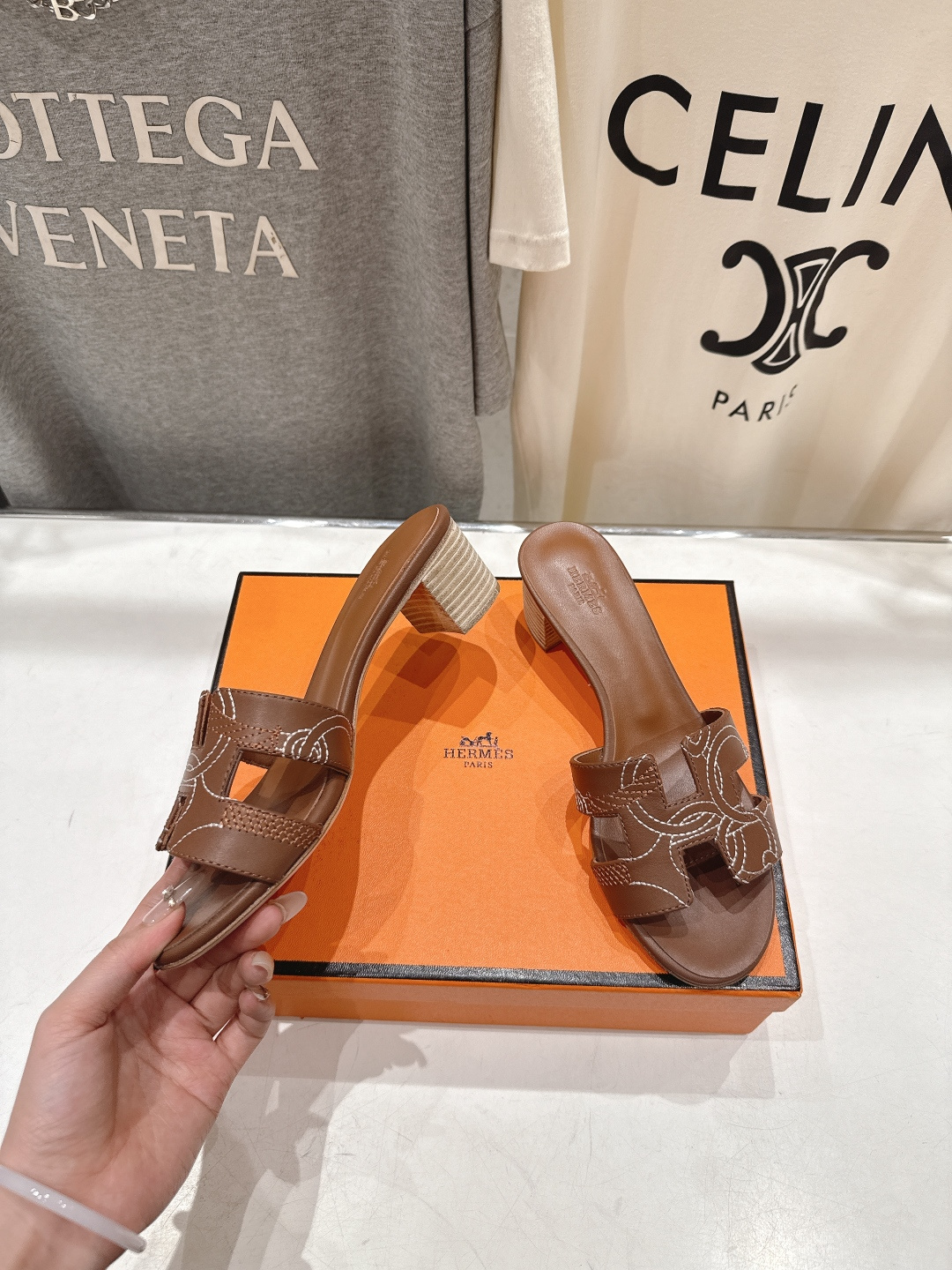 高版本出厂 高跟 HERMES*✈️爱马仕H家2026ss最新夏季升级版经典高跟H拖鞋🇮🇹度假旅游必备神