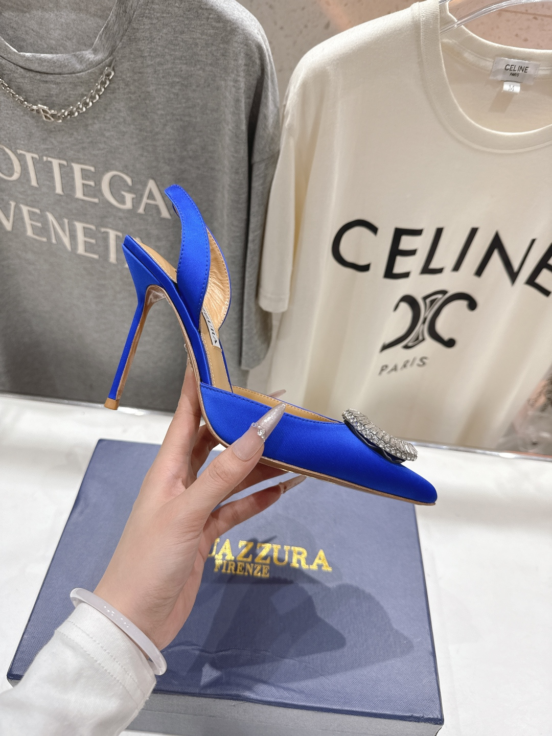 高版本出厂 AQUAZZURA～菠萝26ss/春夏全新水钻高跟鞋时装鞋单鞋凉鞋🥂【市场顶级版本】大热水钻