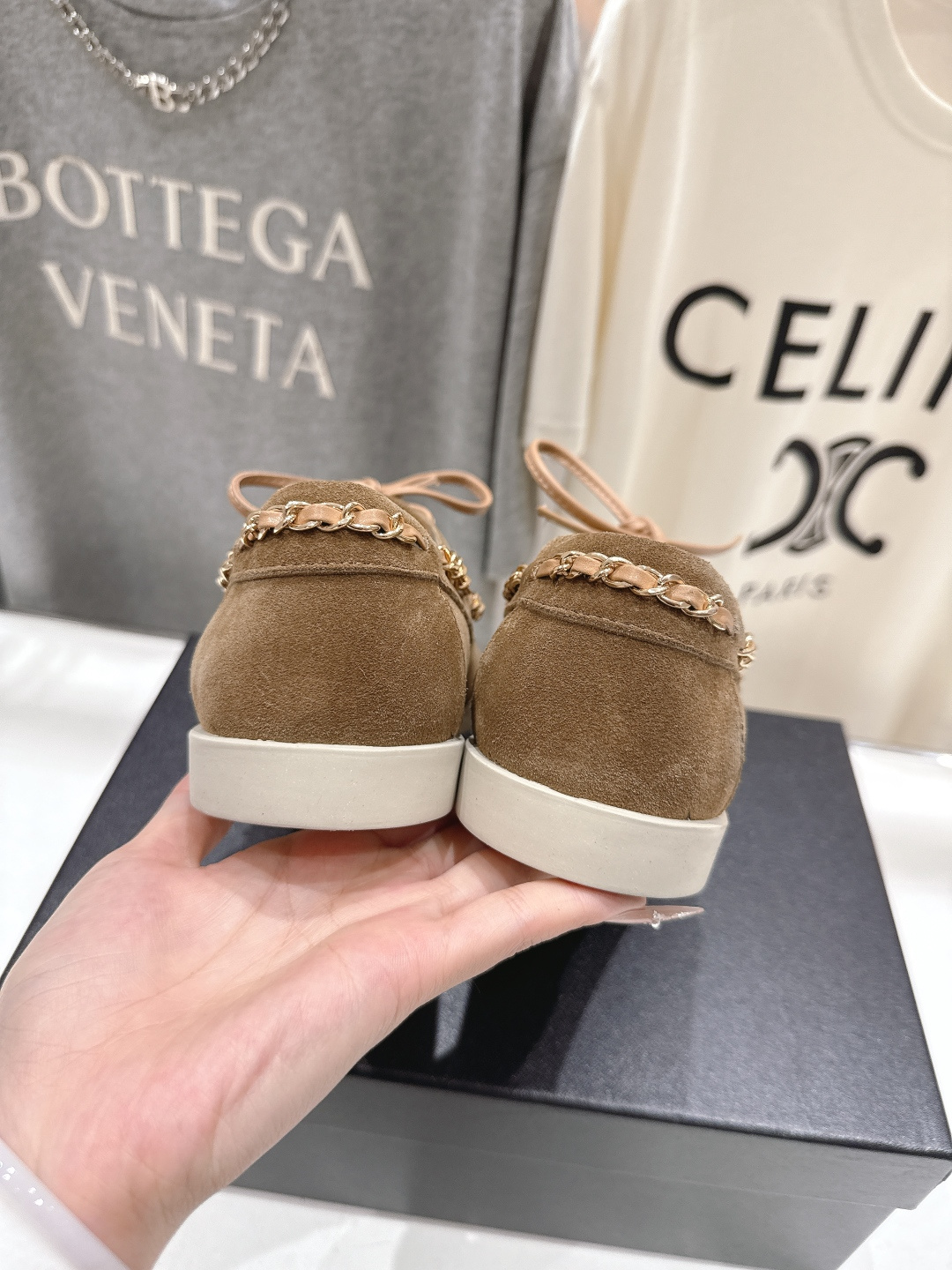 高版本出厂 Chanel* 香奈儿F015 小香2026ss最新链条乐福鞋休闲单鞋原版1:1打造完美楦型