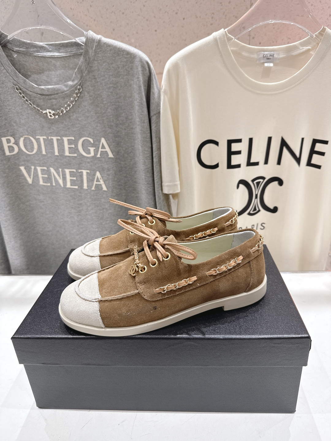 高版本出厂 Chanel* 香奈儿F015 小香2026ss最新链条乐福鞋休闲单鞋原版1:1打造完美楦型