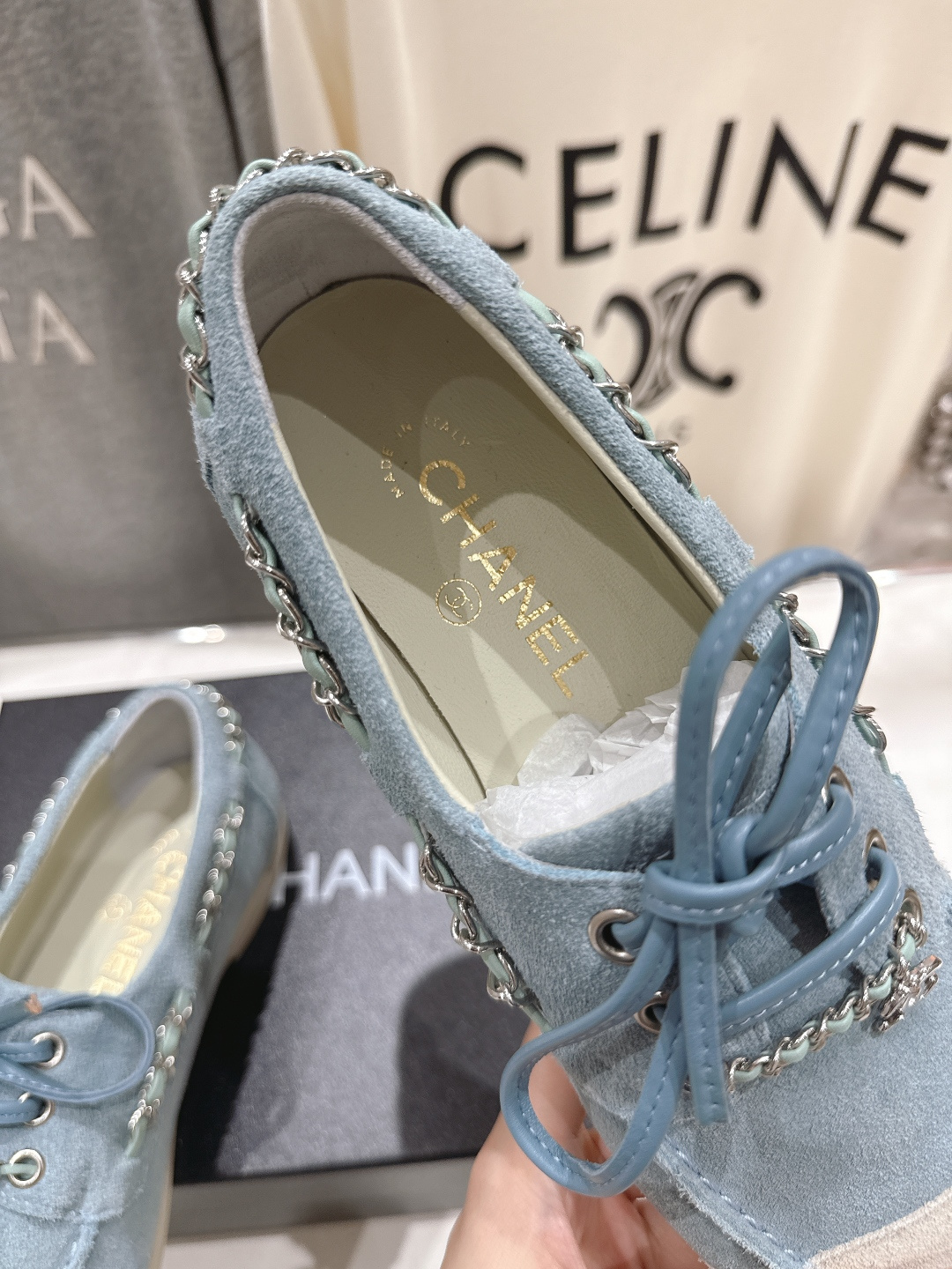 高版本出厂 Chanel* 香奈儿F015 小香2026ss最新链条乐福鞋休闲单鞋原版1:1打造完美楦型