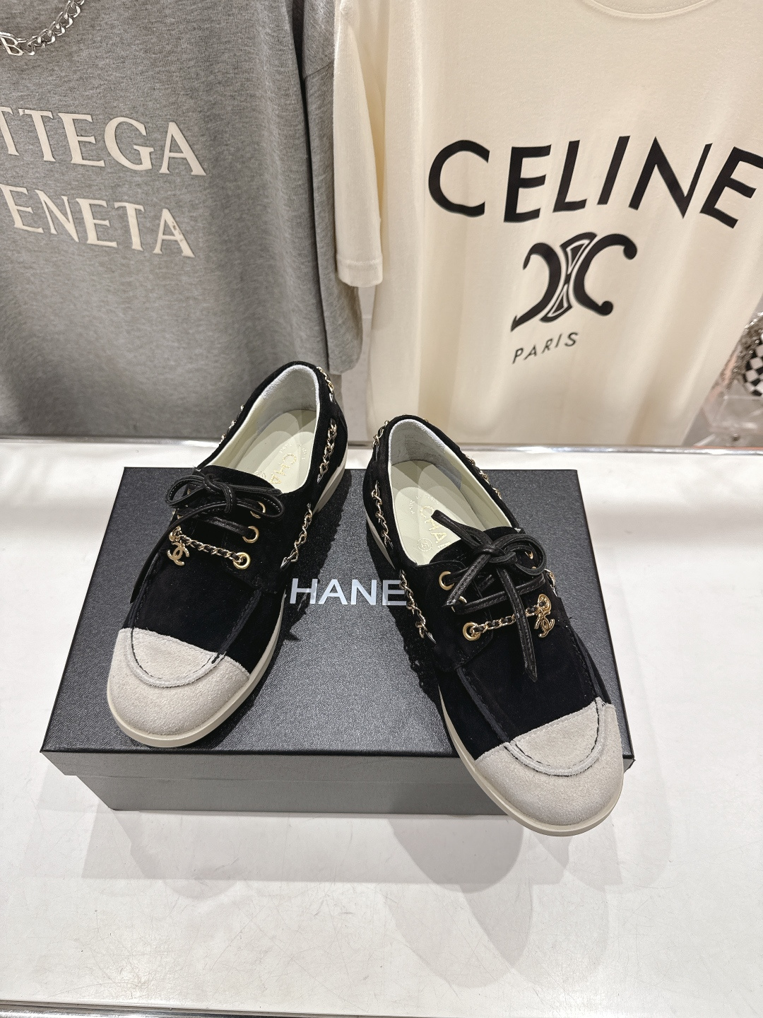 高版本出厂 Chanel* 香奈儿F015 小香2026ss最新链条乐福鞋休闲单鞋原版1:1打造完美楦型