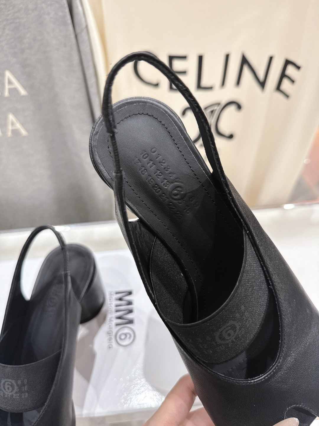 高版本出厂 MM6马吉拉F055 2026ss春夏新品玛丽珍高跟鞋芭蕾舞鞋鱼嘴凉鞋舒适度不用说 肯定会很