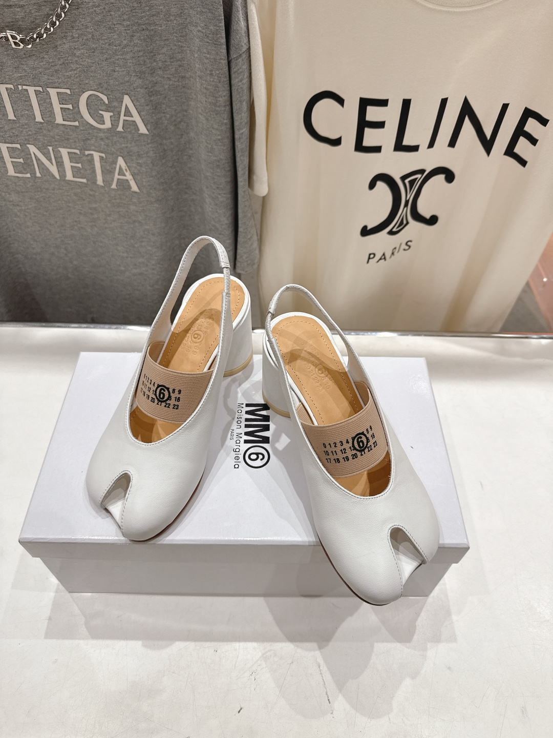 高版本出厂 MM6马吉拉F055 2026ss春夏新品玛丽珍高跟鞋芭蕾舞鞋鱼嘴凉鞋舒适度不用说 肯定会很