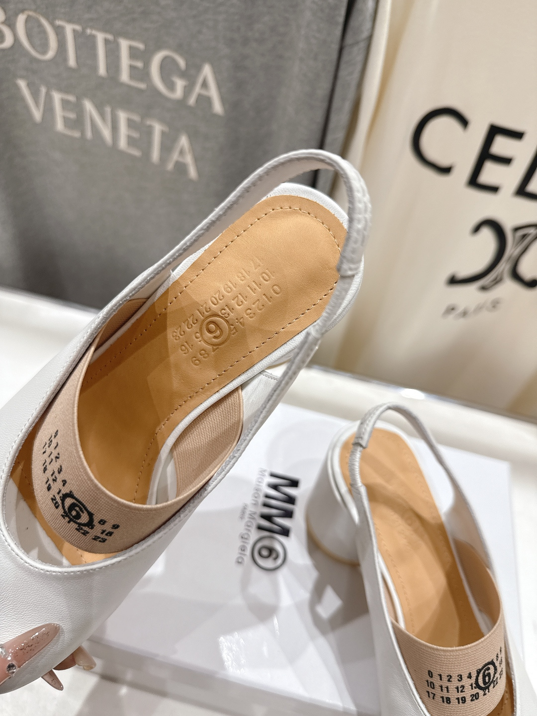 高版本出厂 MM6马吉拉F055 2026ss春夏新品玛丽珍高跟鞋芭蕾舞鞋鱼嘴凉鞋舒适度不用说 肯定会很