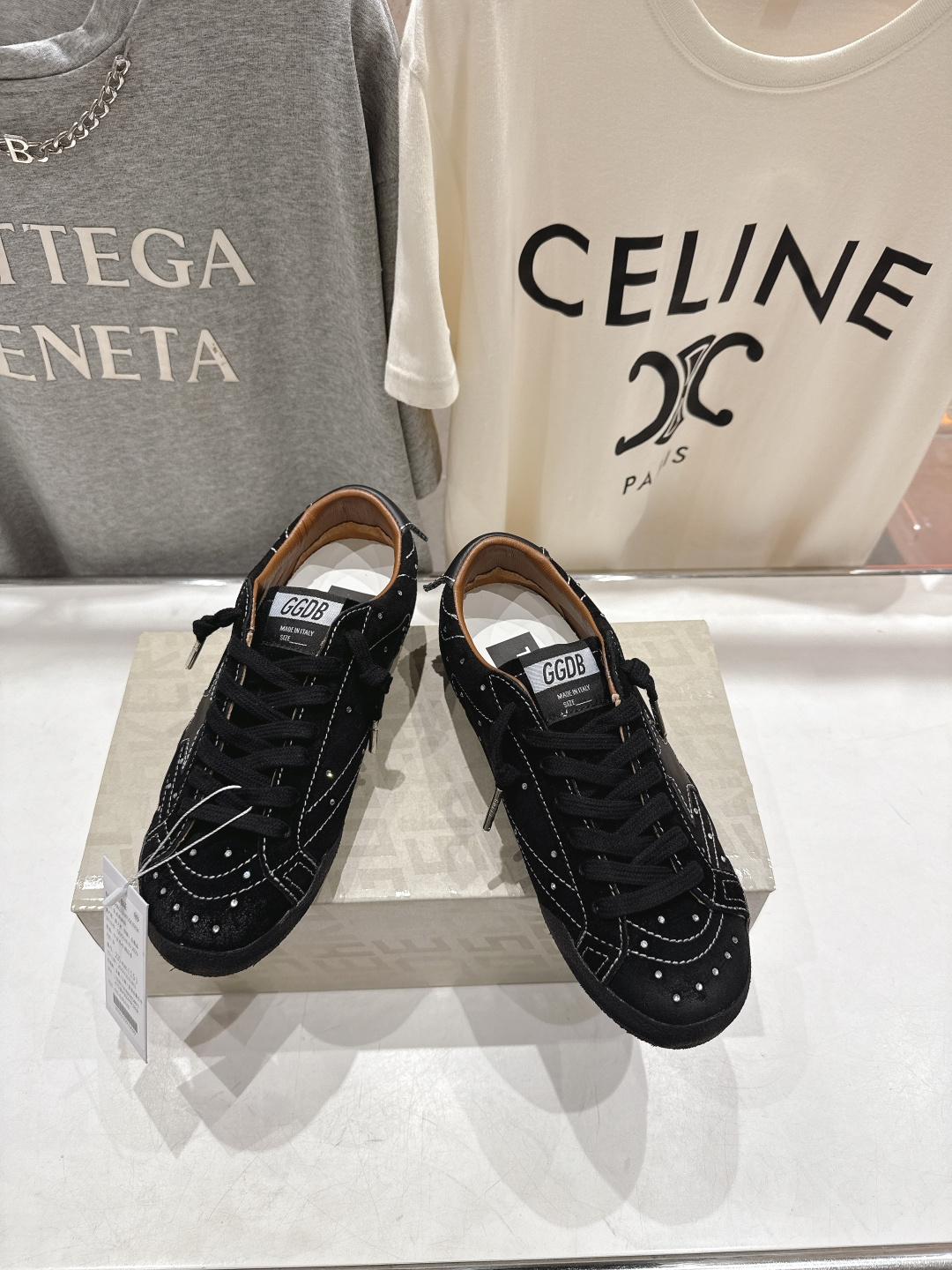 顶级版本 莞货 男码+10 GGDB~~新款做旧脏脏鞋德训鞋休闲鞋情侣款Golden Goose Del