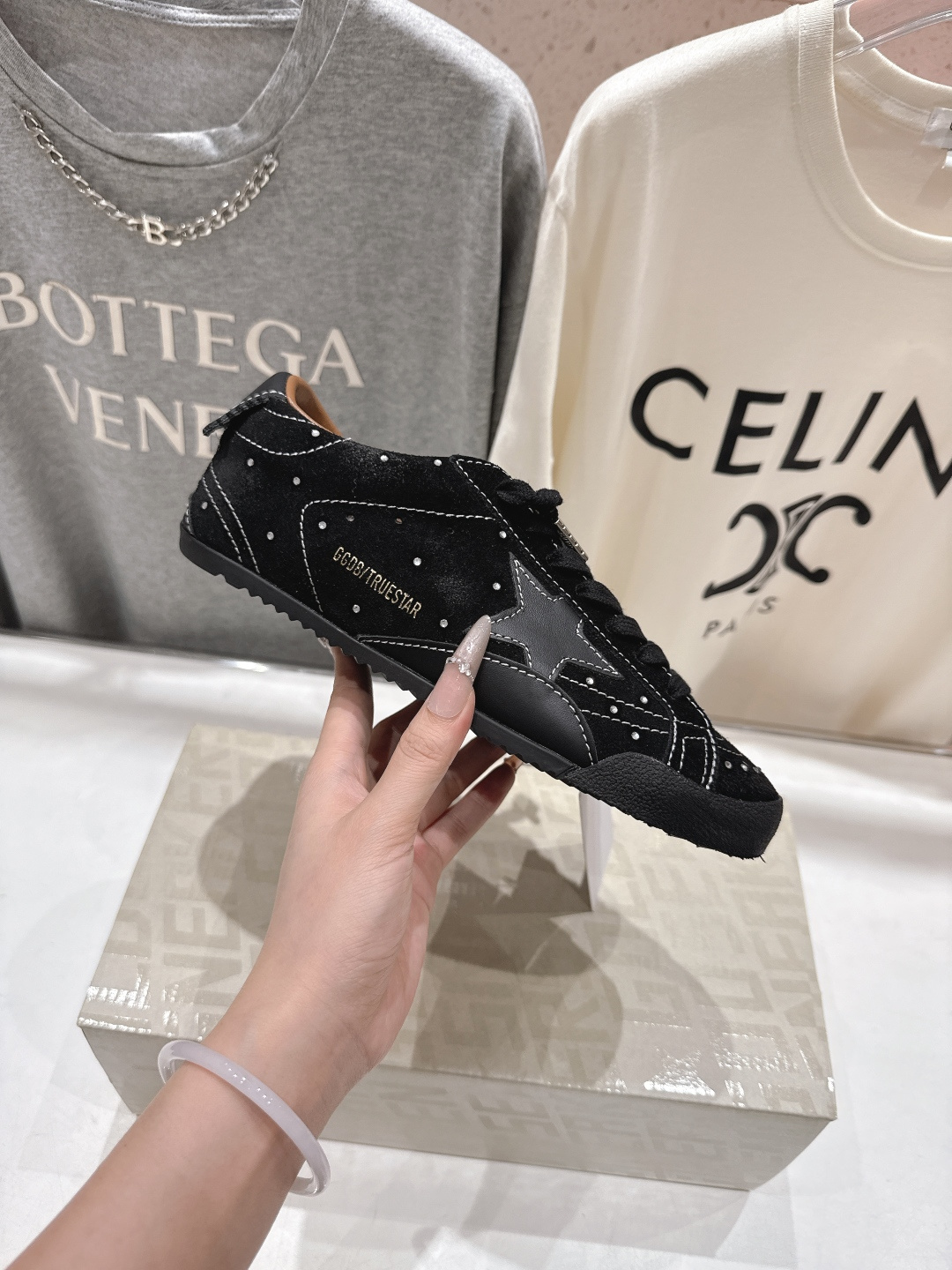 顶级版本 莞货 男码+10 GGDB~~新款做旧脏脏鞋德训鞋休闲鞋情侣款Golden Goose Del