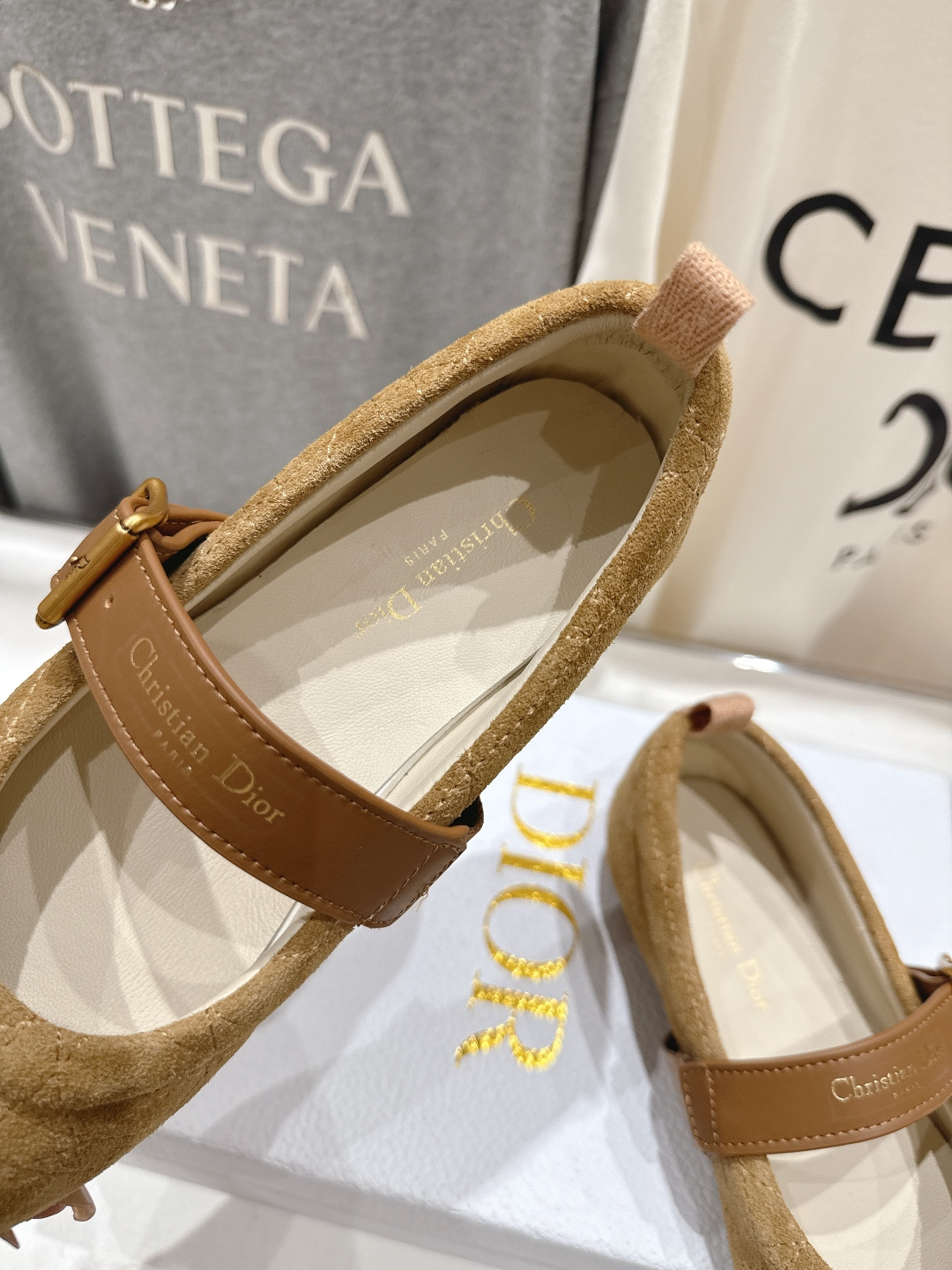 高版本出厂 Dior*迪奥D家F050 2026ss早春新款仙女风平底玛丽珍单鞋芭蕾舞鞋1:1原版复刻 