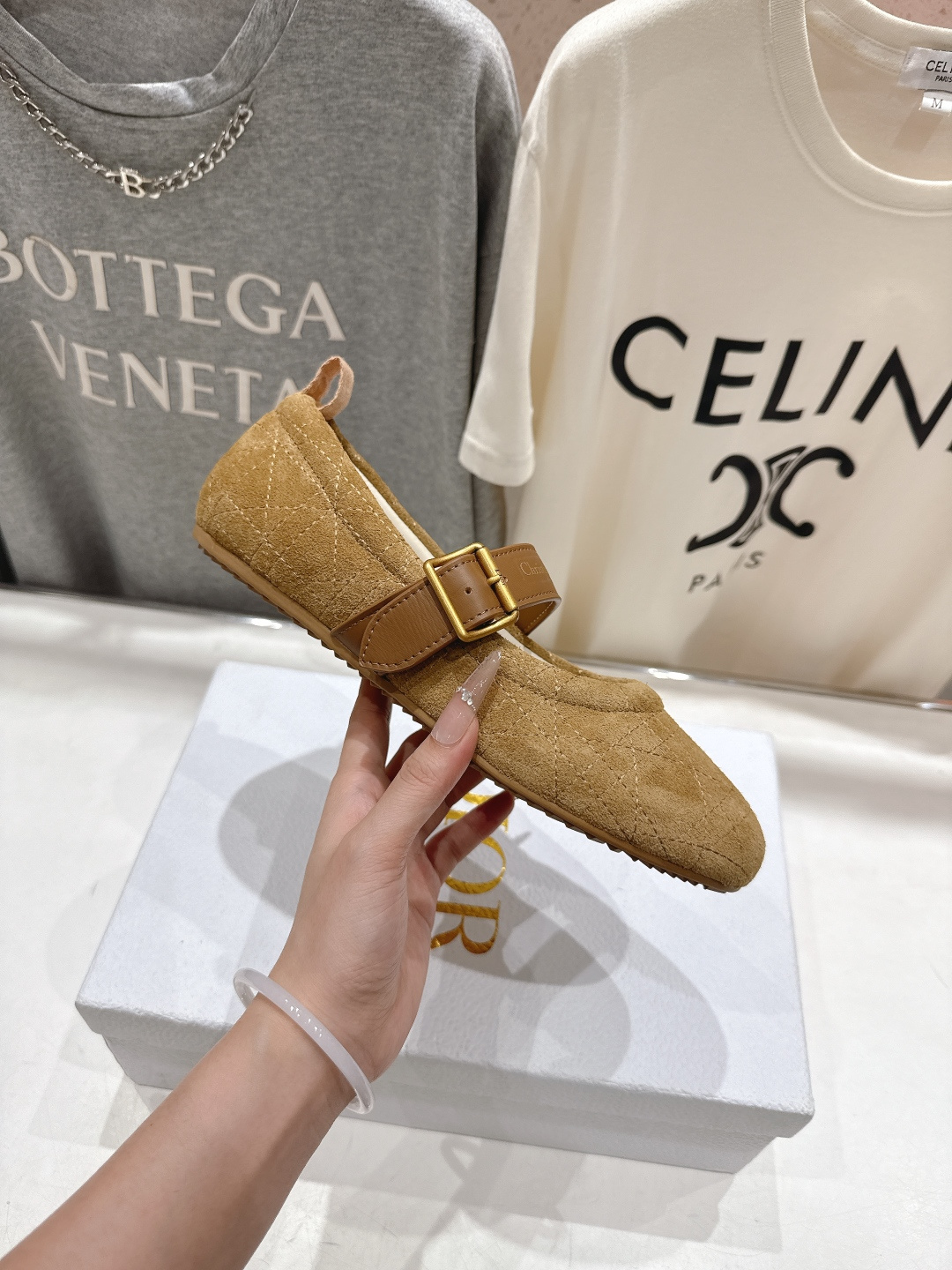 高版本出厂 Dior*迪奥D家F050 2026ss早春新款仙女风平底玛丽珍单鞋芭蕾舞鞋1:1原版复刻 