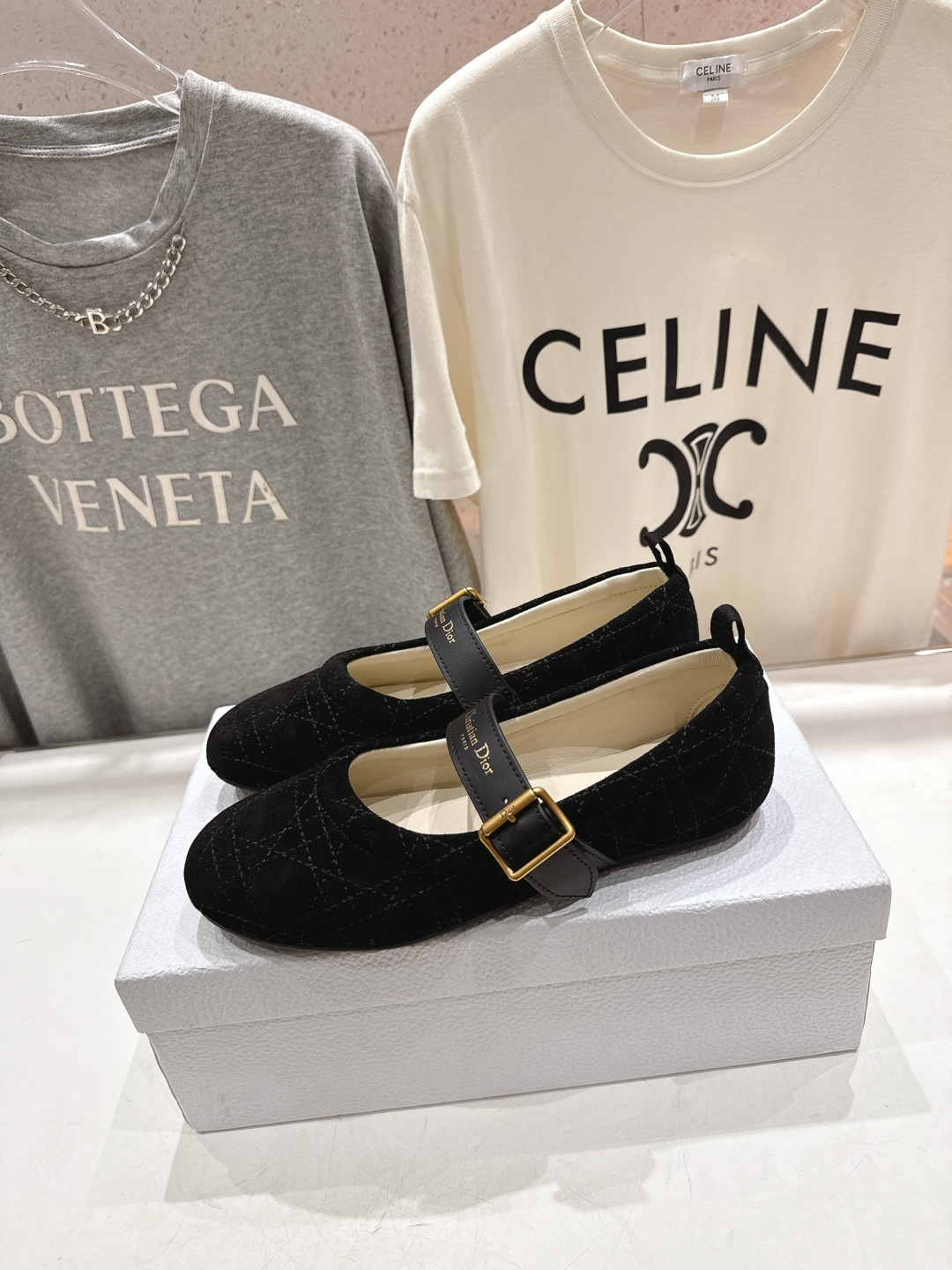 高版本出厂 Dior*迪奥D家F050 2026ss早春新款仙女风平底玛丽珍单鞋芭蕾舞鞋1:1原版复刻 