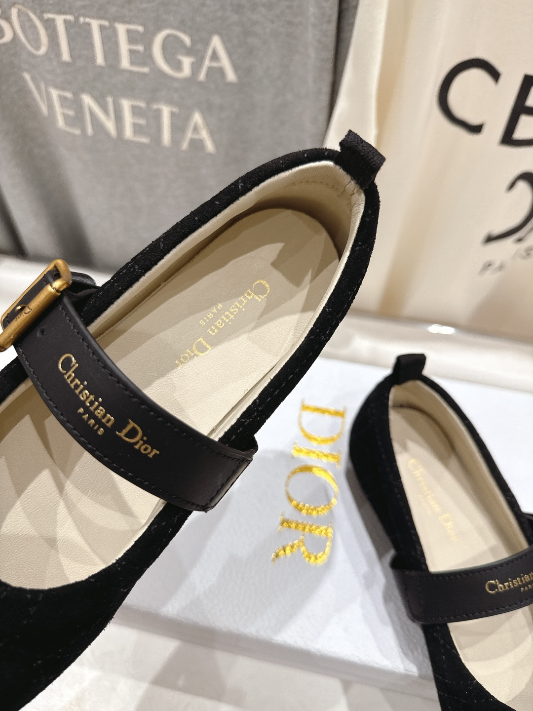 高版本出厂 Dior*迪奥D家F050 2026ss早春新款仙女风平底玛丽珍单鞋芭蕾舞鞋1:1原版复刻 