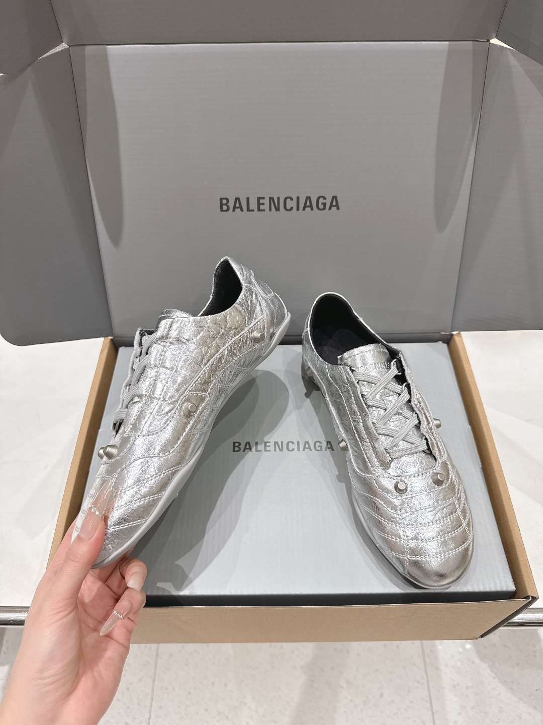 高版本出厂 莞货Balenciaga/巴黎世家F028 2026ss早春新款复古风休闲运动鞋德训鞋以复古