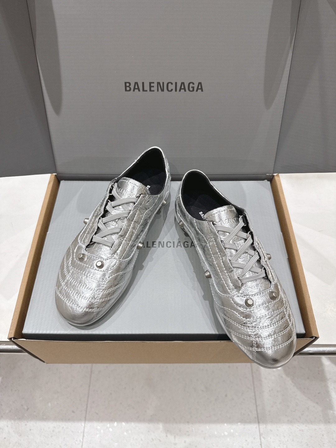 高版本出厂 莞货Balenciaga/巴黎世家F028 2026ss早春新款复古风休闲运动鞋德训鞋以复古
