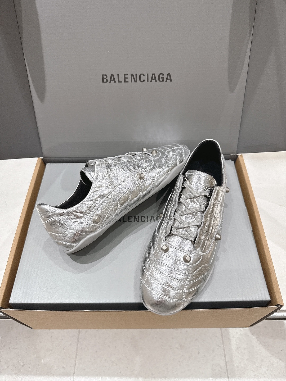 高版本出厂 莞货Balenciaga/巴黎世家F028 2026ss早春新款复古风休闲运动鞋德训鞋以复古