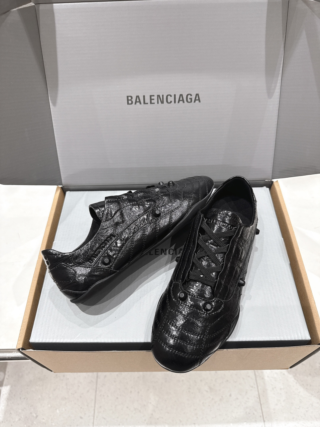 高版本出厂 莞货Balenciaga/巴黎世家F028 2026ss早春新款复古风休闲运动鞋德训鞋以复古