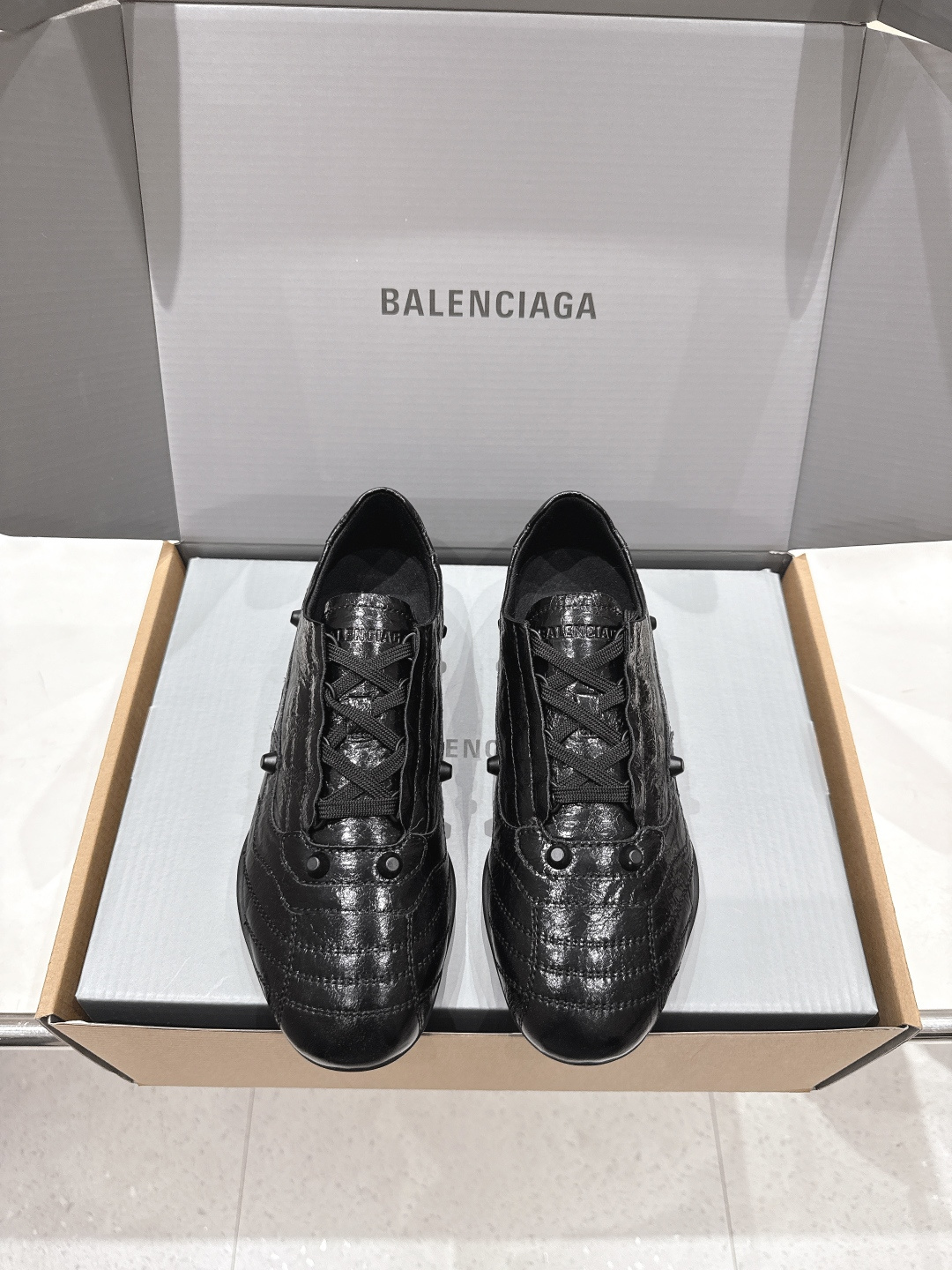 高版本出厂 莞货Balenciaga/巴黎世家F028 2026ss早春新款复古风休闲运动鞋德训鞋以复古