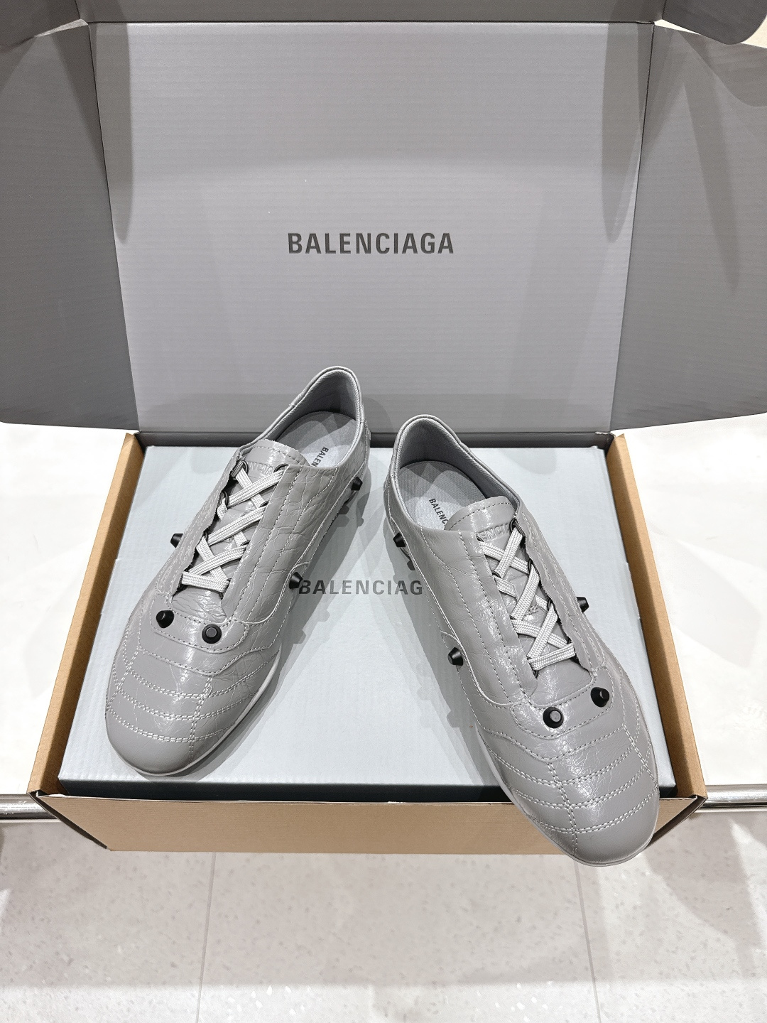 高版本出厂 莞货Balenciaga/巴黎世家F028 2026ss早春新款复古风休闲运动鞋德训鞋以复古