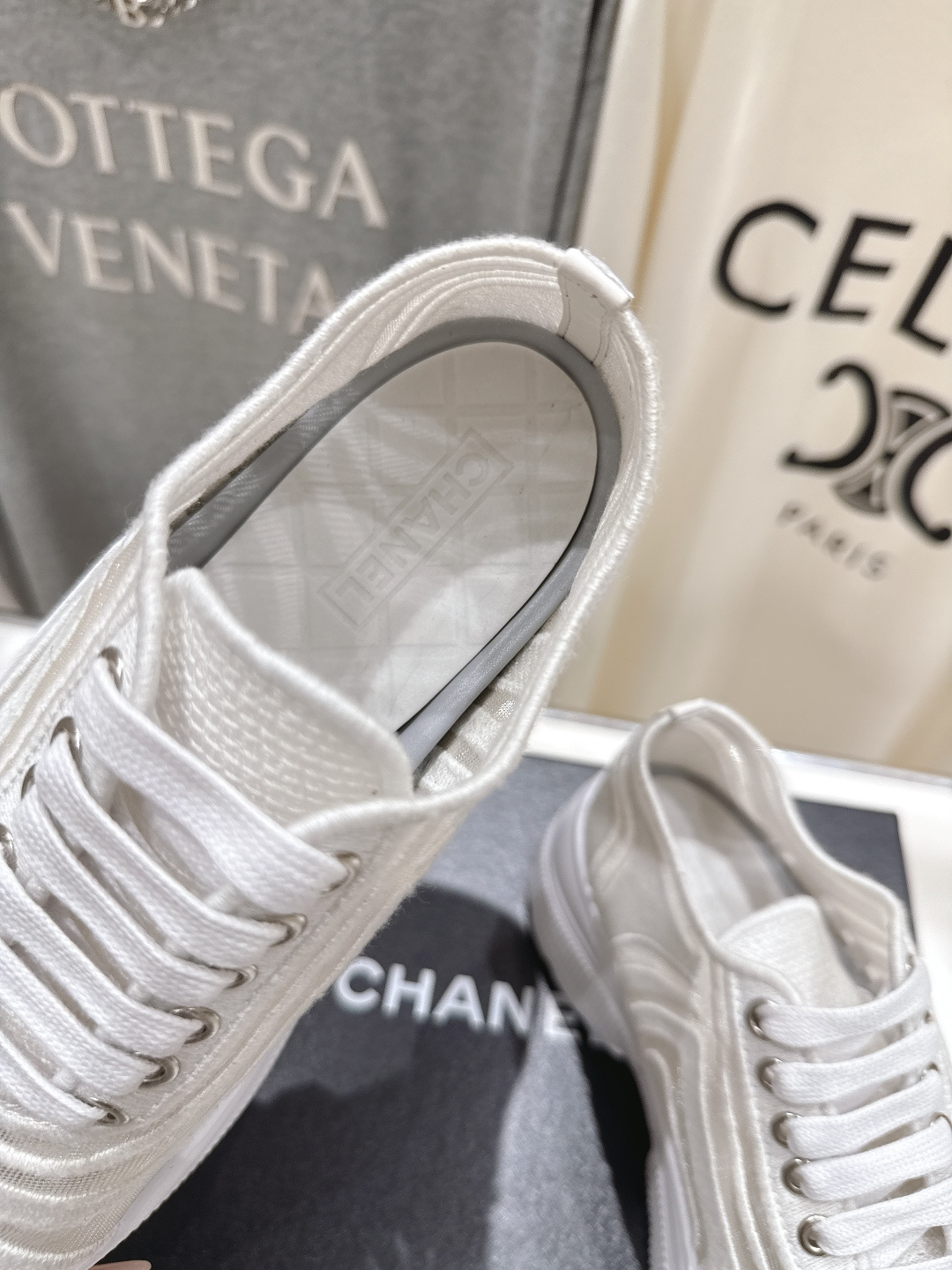 高版本出厂 Chanel香奈儿F036 小香 2026ss走秀新款厚底休闲鞋小白鞋运动鞋 饼干鞋顶级版本