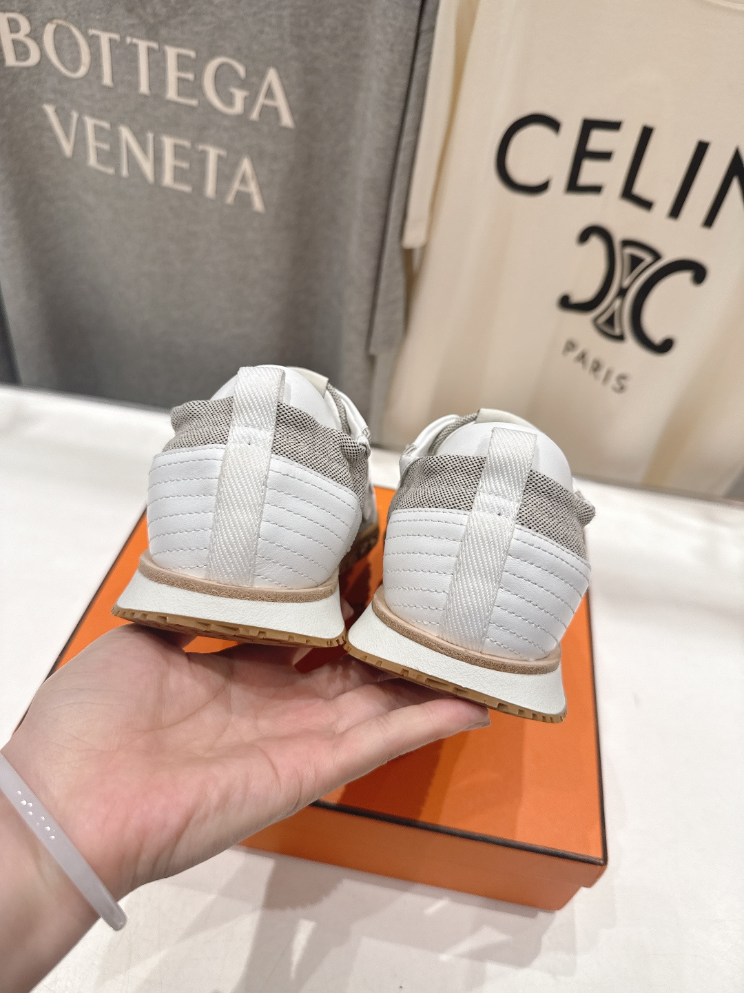 高版本出厂 情侣款 Hermes 2026ss新款爱马仕F032 In系列系带阿甘鞋德训鞋休闲运动鞋原版