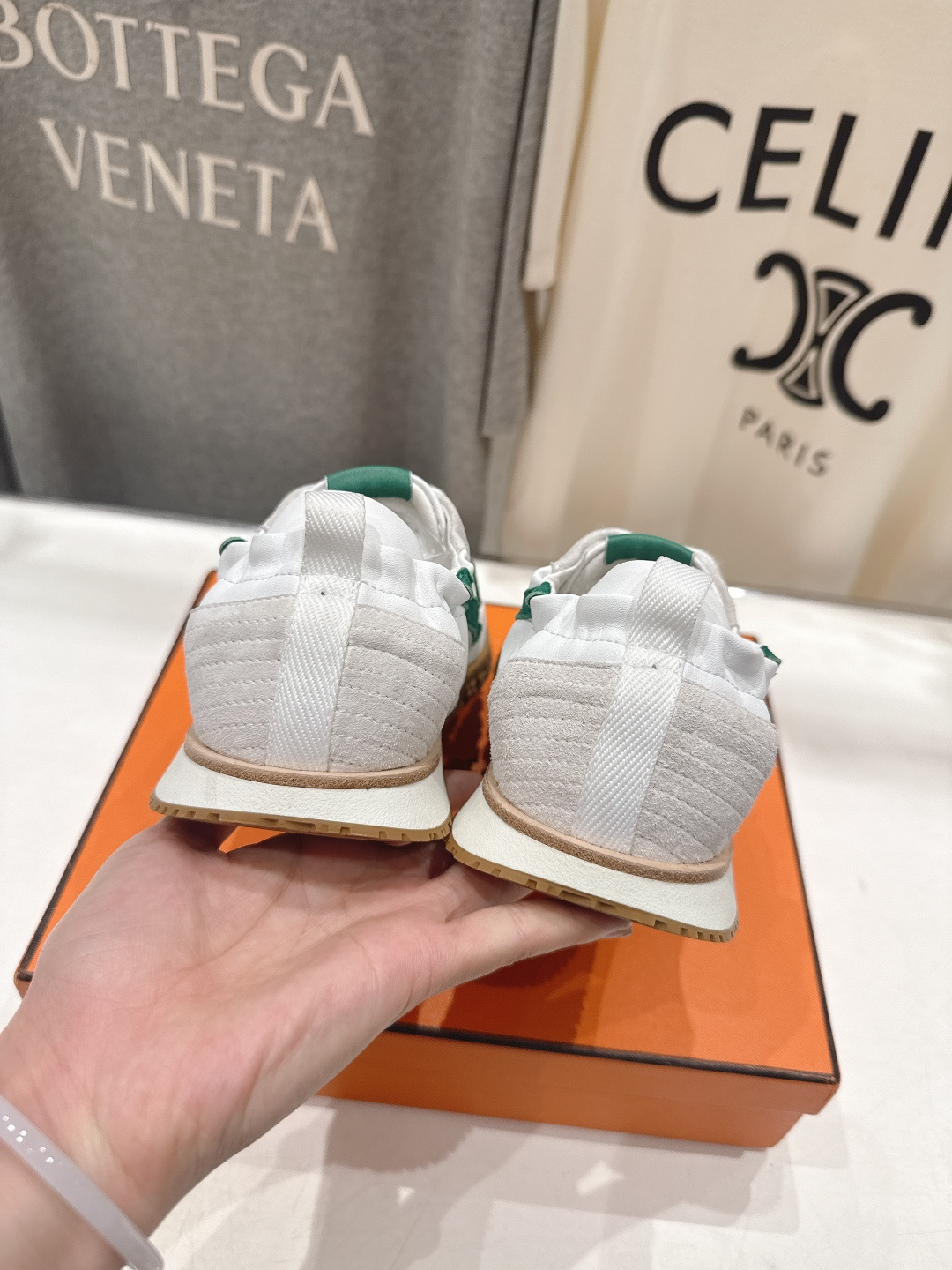 高版本出厂 情侣款 Hermes 2026ss新款爱马仕F032 In系列系带阿甘鞋德训鞋休闲运动鞋原版