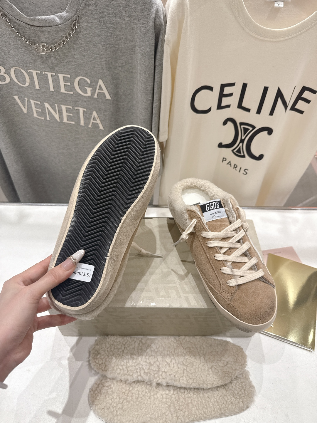 顶级版本 毛里 GGDB~~Golden Goose Deluxe Brand秋冬新款羊毛里小脏鞋休闲鞋