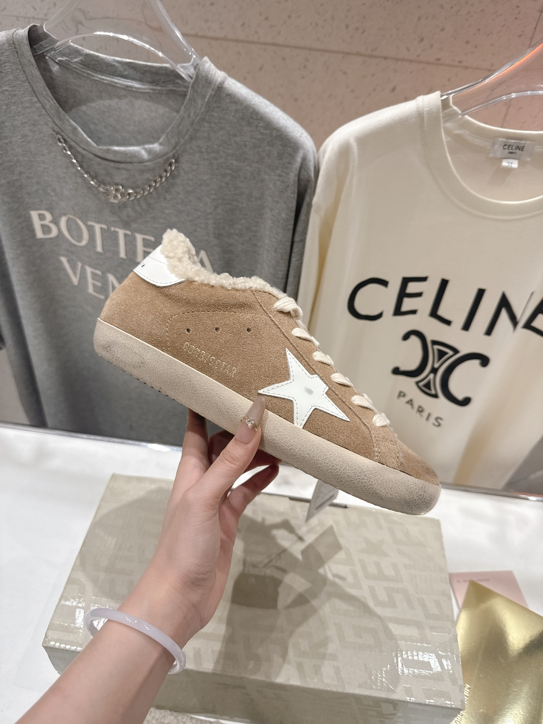 顶级版本 毛里 GGDB~~Golden Goose Deluxe Brand秋冬新款羊毛里小脏鞋休闲鞋