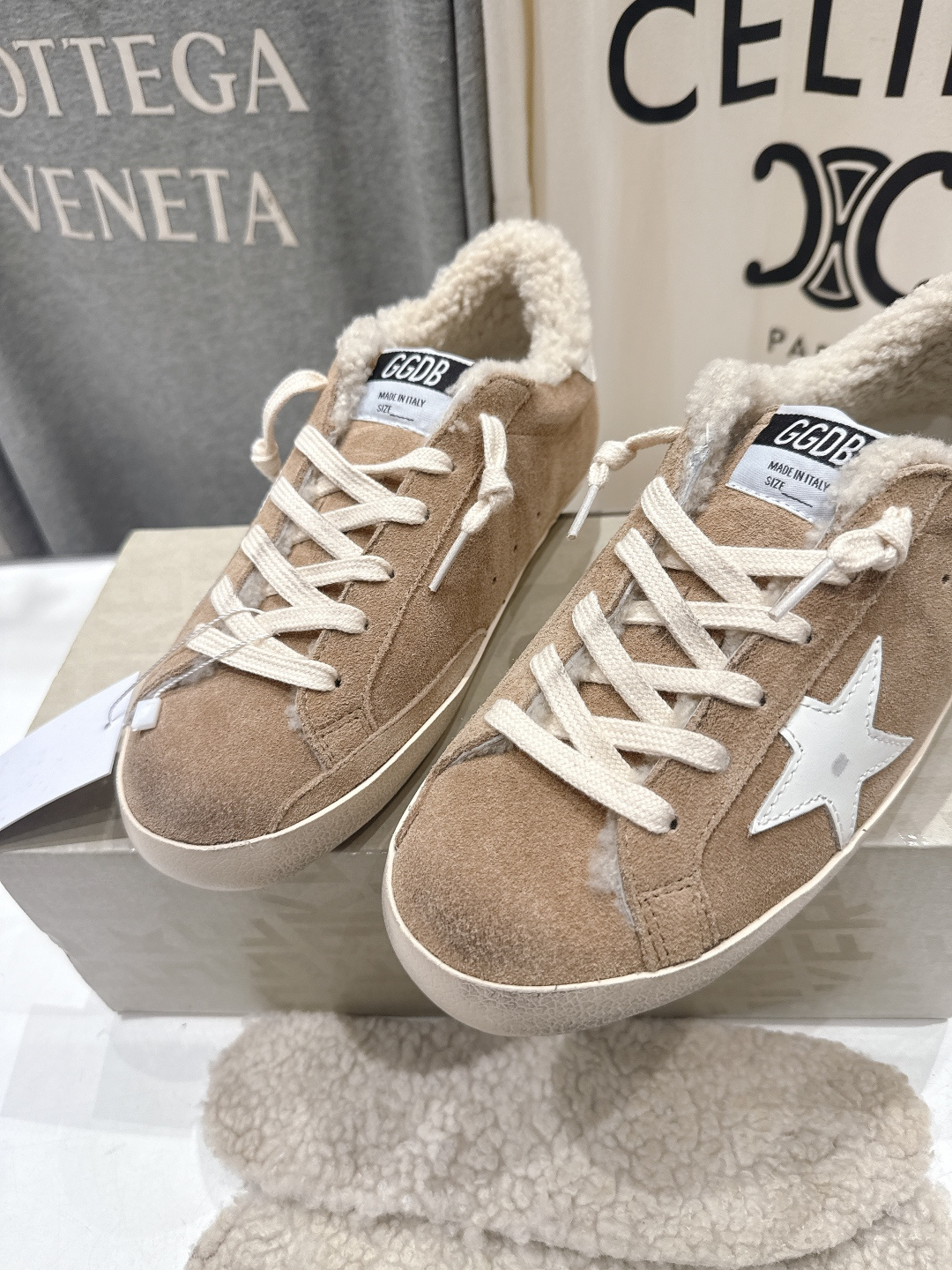 顶级版本 毛里 GGDB~~Golden Goose Deluxe Brand秋冬新款羊毛里小脏鞋休闲鞋